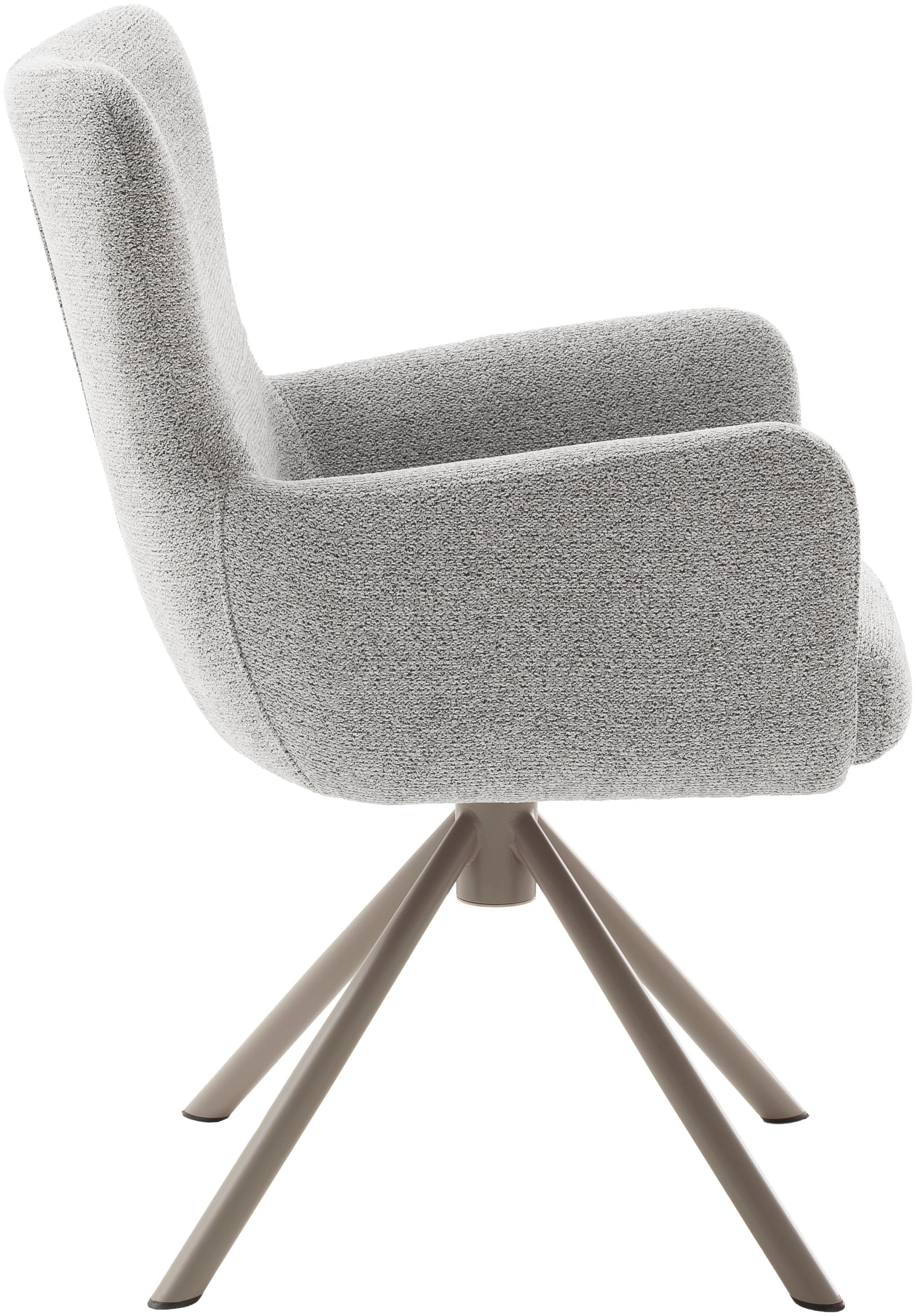 MCA furniture 4-Fußstuhl (Set) 2 Stk.Taschenfederkern, 360° drehbar