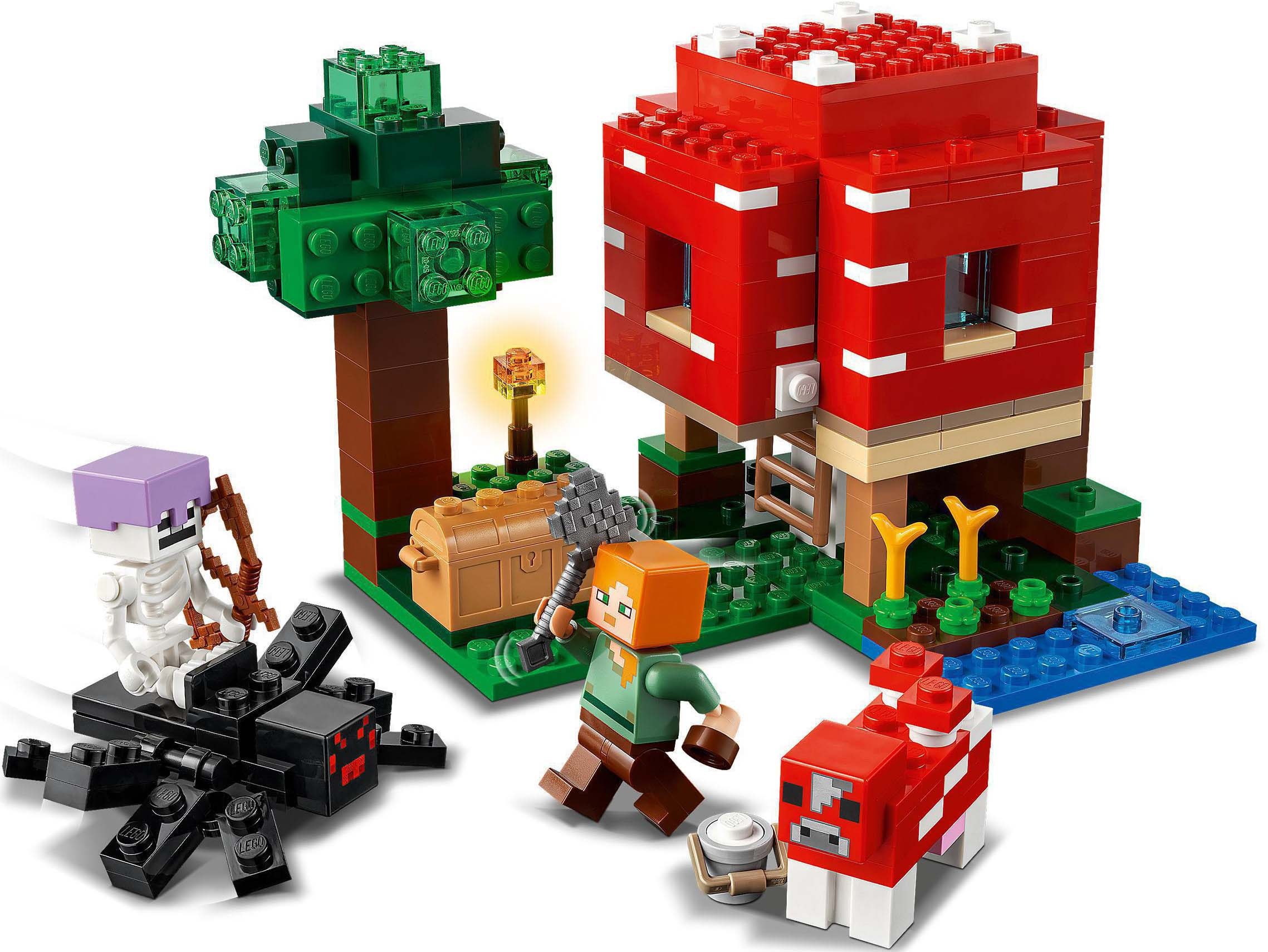 LEGO® Konstruktionsspielsteine »Das Pilzhaus (21179), LEGO® Minecraft™«, (272 St.)