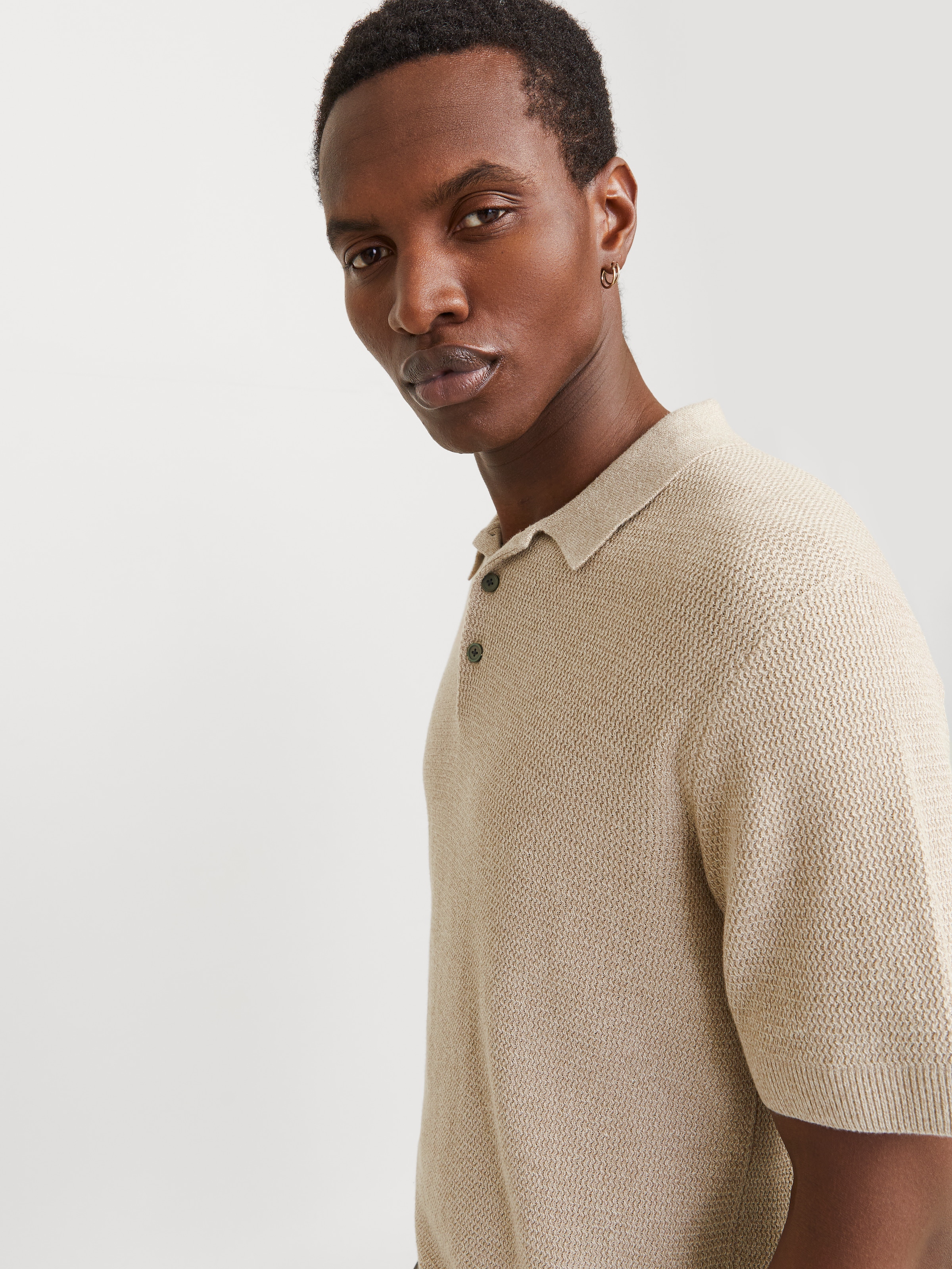 Jack & Jones Polokragenpullover »JPRCCCOOPER KNIT POLO SS SN«