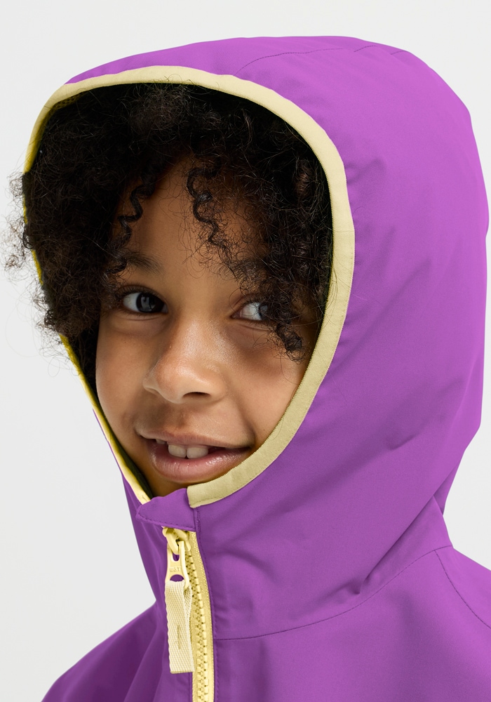 Jack Wolfskin Regenjacke »ADVENTURETRIBE 2L JKT K« Wasserdicht, atmungsaktiv, Übergangsjacke