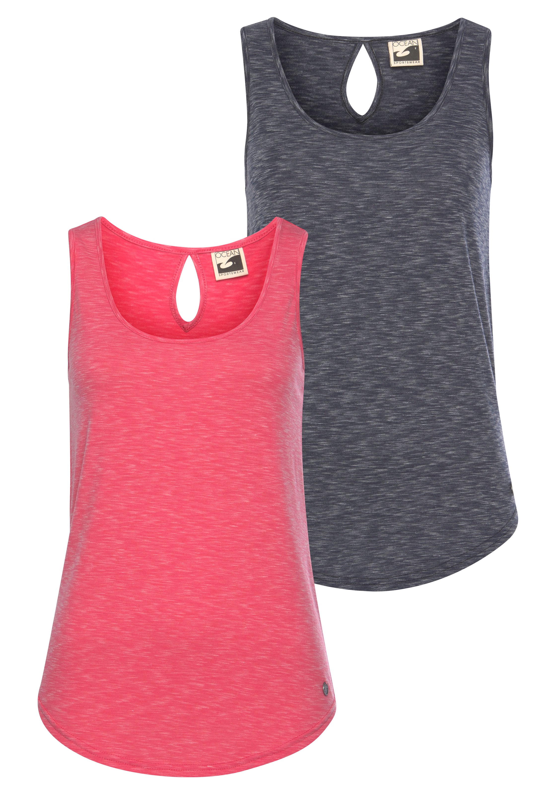 Ocean Sportswear Tanktop »Essentials Tops«, (Packung, 2er-Pack), in Viskose-Qualität