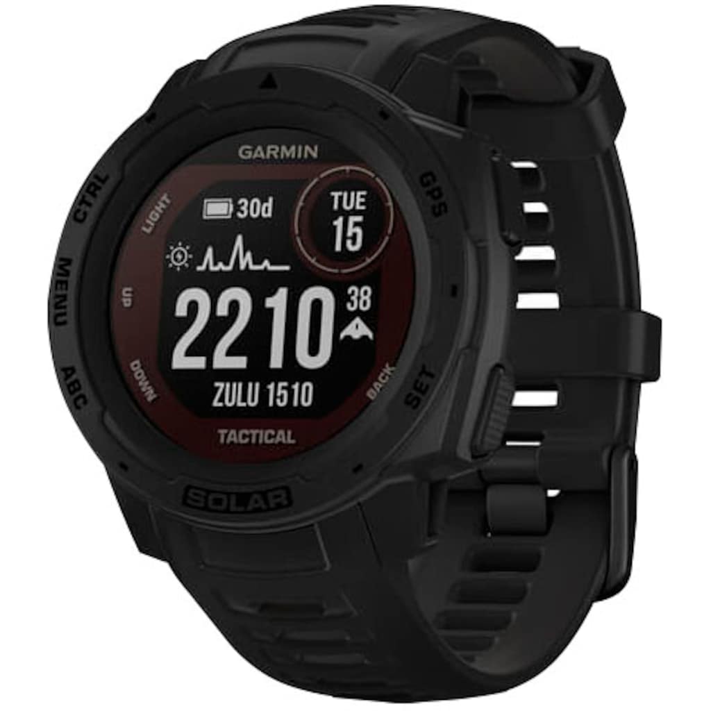 Garmin Smartwatch »Instinct Solar Tactical Edition«