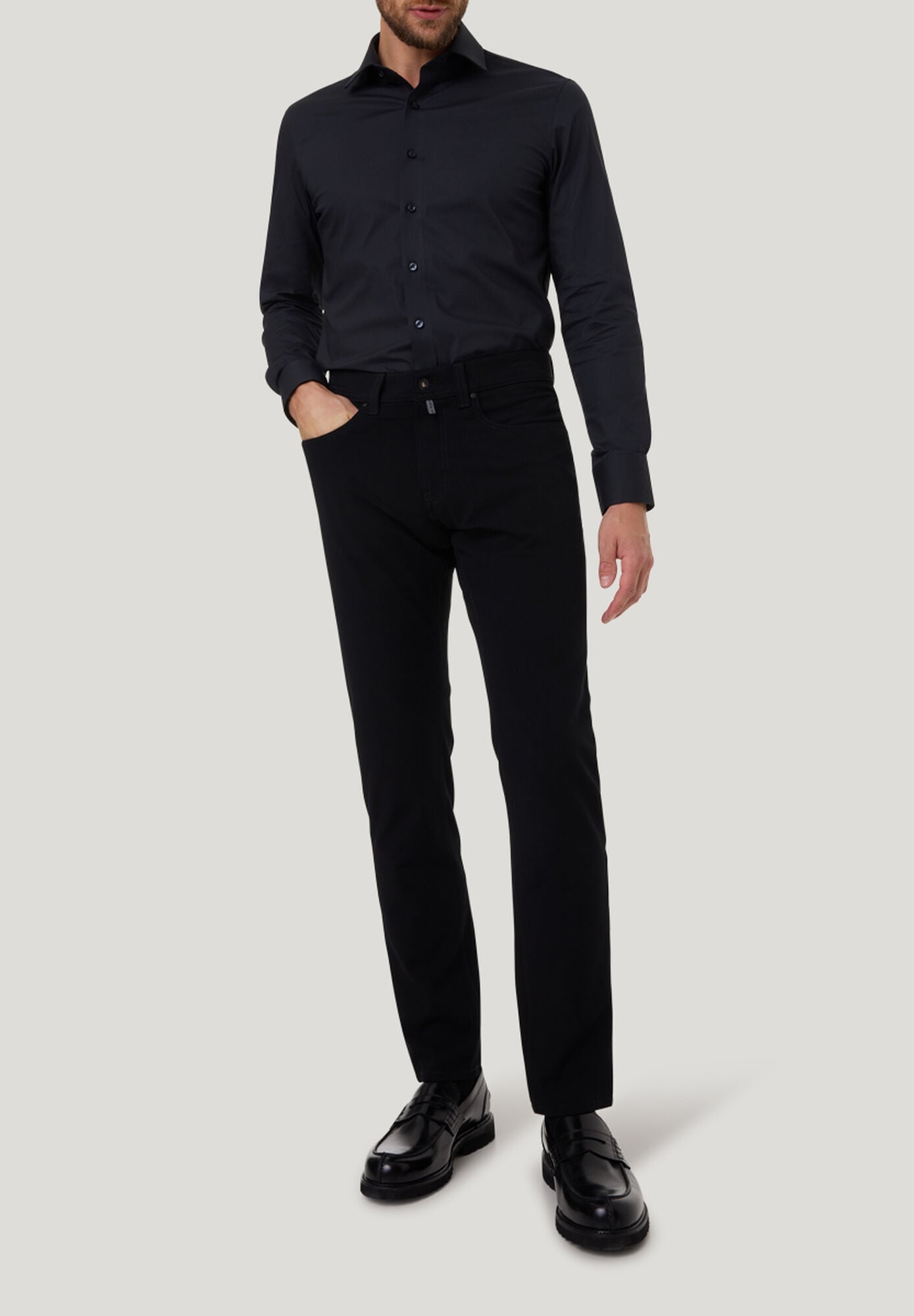 Pierre Cardin Stoffhose »Lyon tapered«  mit modernem Schnitt