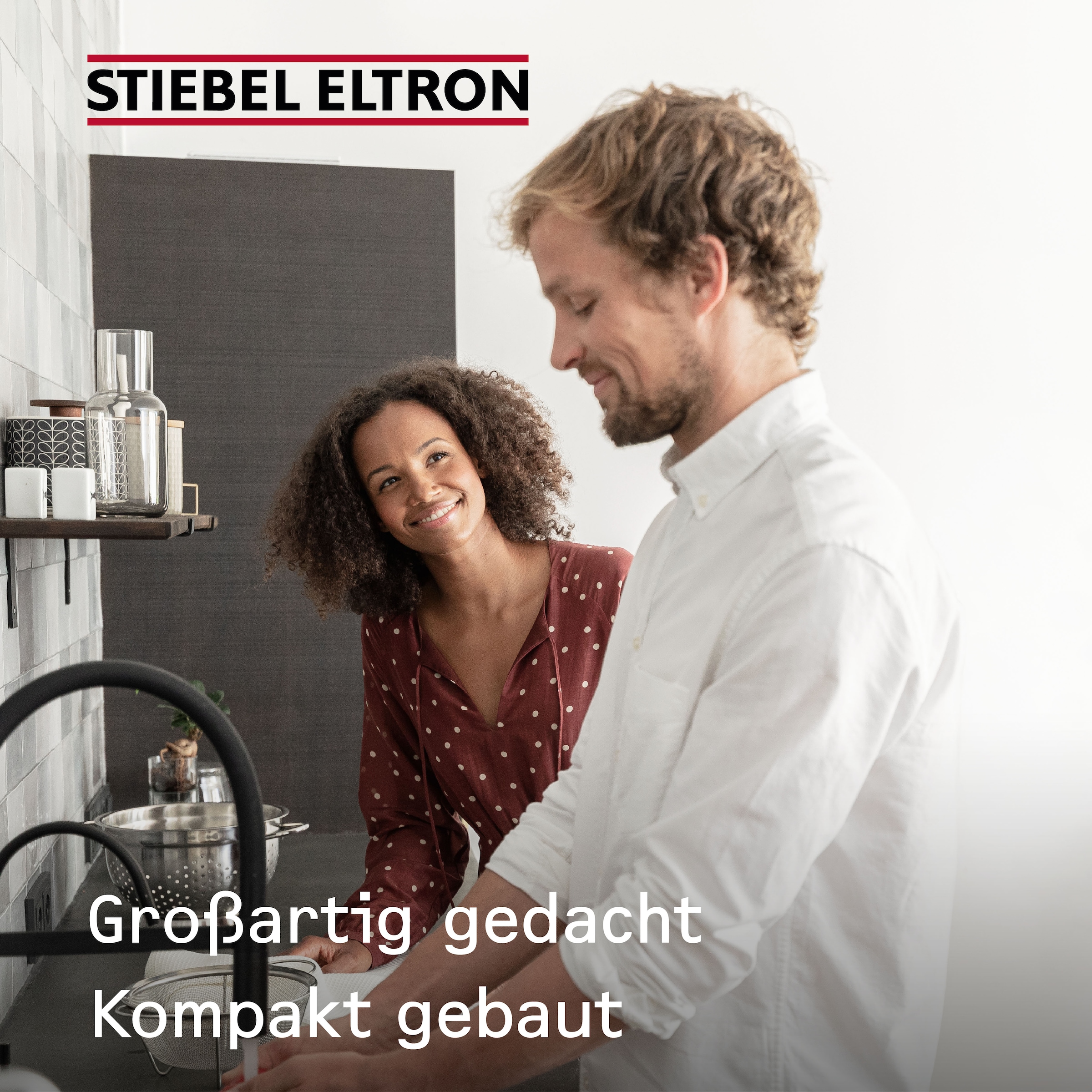 STIEBEL ELTRON Kompakt-Durchlauferhitzer »DCE 11/13 RC«, 3i Technologie für konstante Warmwassertemperatur, mit Fernbedienung