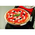 G3Ferrari Pizzaofen »Delizia G1000602 rot«, bis 400 Grad mit feuerfestem Naturstein