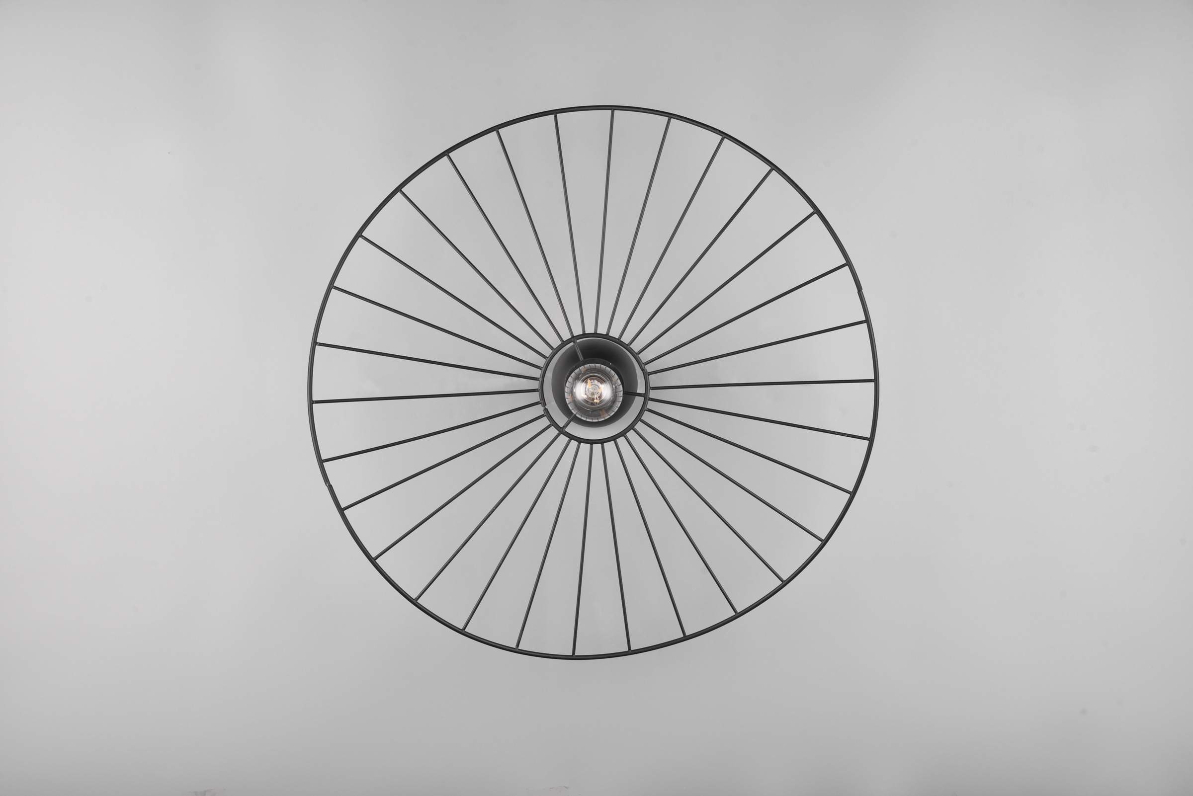 REALITY Leuchten Deckenleuchte »CHAPEAU, Deckenlampe exkl 1xE27 max 40W Ø60cm Schlafzimmer Deckenlampe« E27 1 Stk. warmweiß - kaltweiß Lampenschirm aus filigranen Metallstreben sorgt für Schatten Effekte