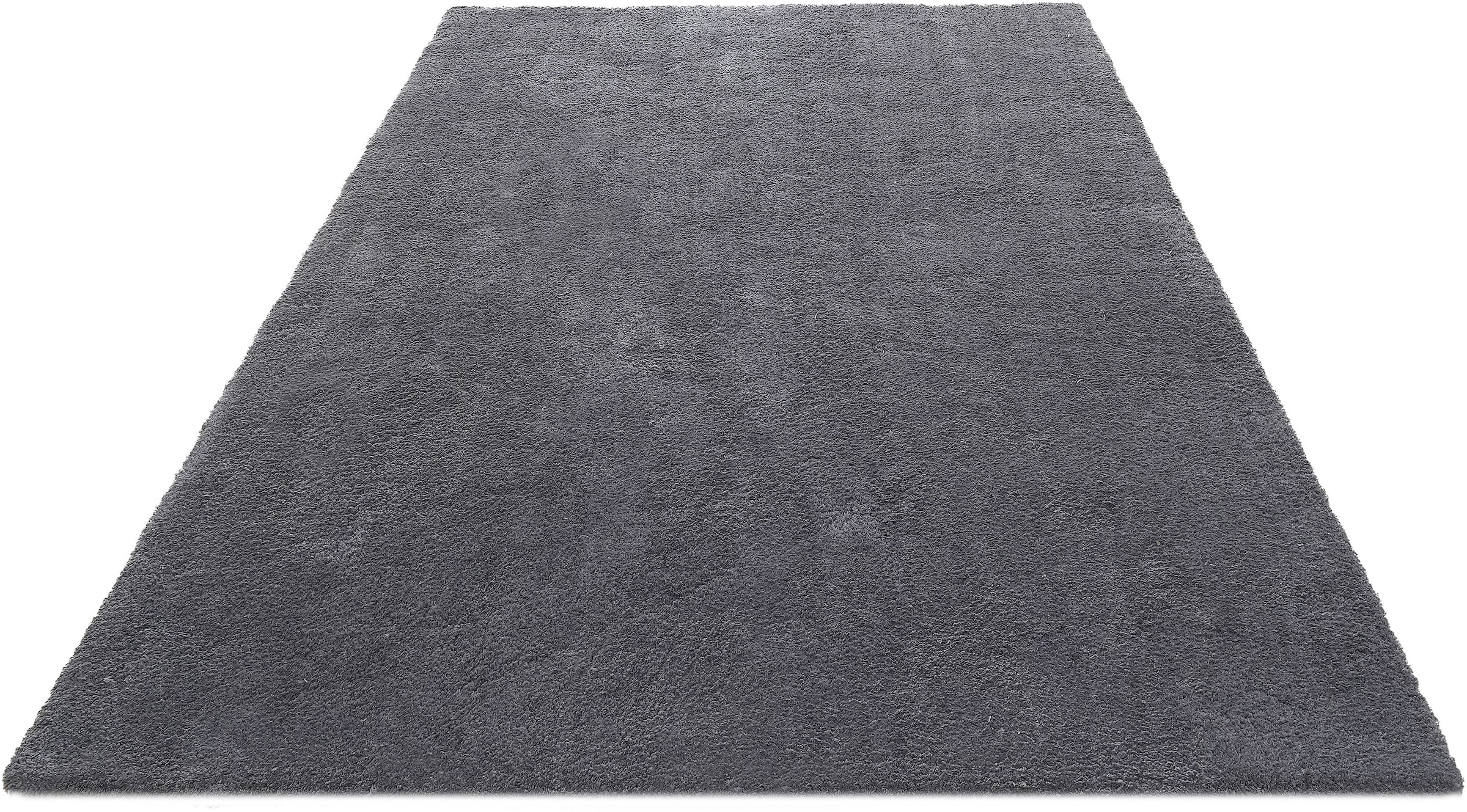 my home Hochflor-Teppich »Microfaser Teppich Magong, besonders weich, sehr feiner Flor«, rechteckig, 25 mm Höhe, uni, Wohnzimmer, Schlafzimmer, Kinderzimmer, auch rund und als Läufer