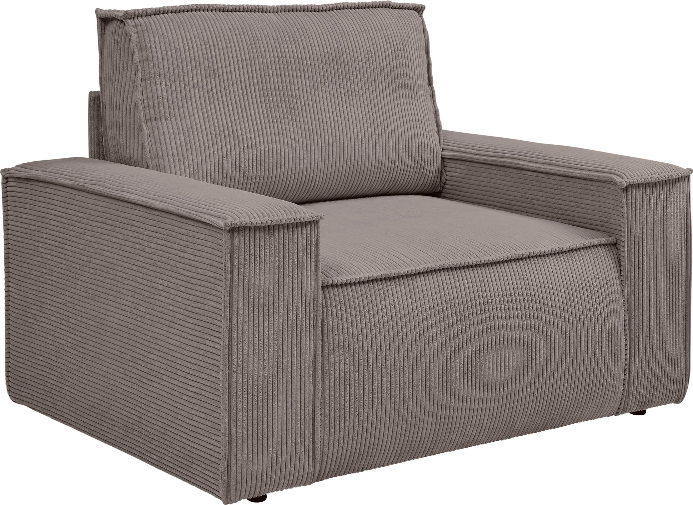 Home affaire Sessel »SHERWOOD, Love-Seat in 3 Stoffarten verfügbar«, passend zur Polster-Serie SHERWOOD