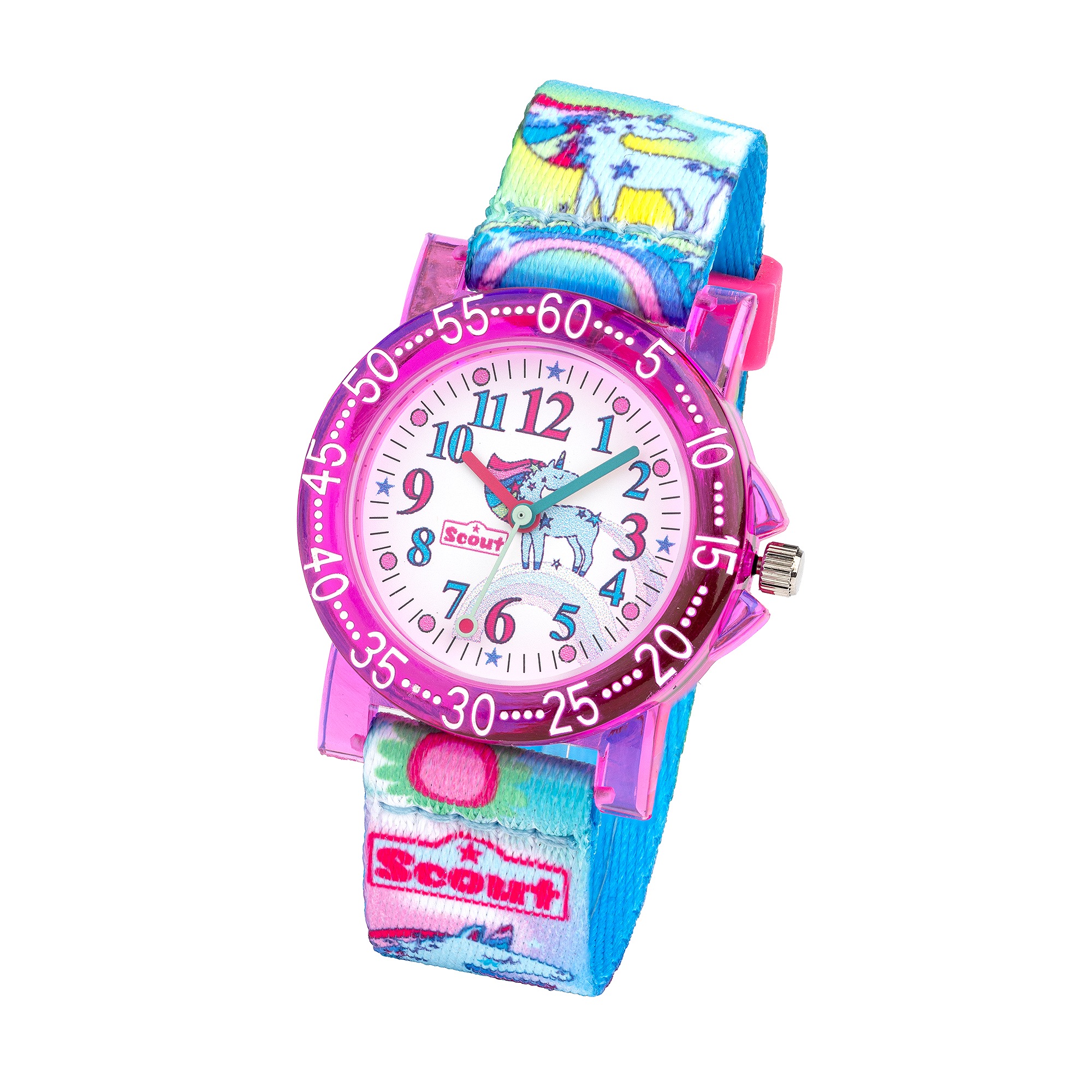 Scout Quarzuhr »The It-Collection« Armbanduhr, Kinderuhr,Lernuhr,Geschenkidee,Schulanfang,Mädchen,Einhorn