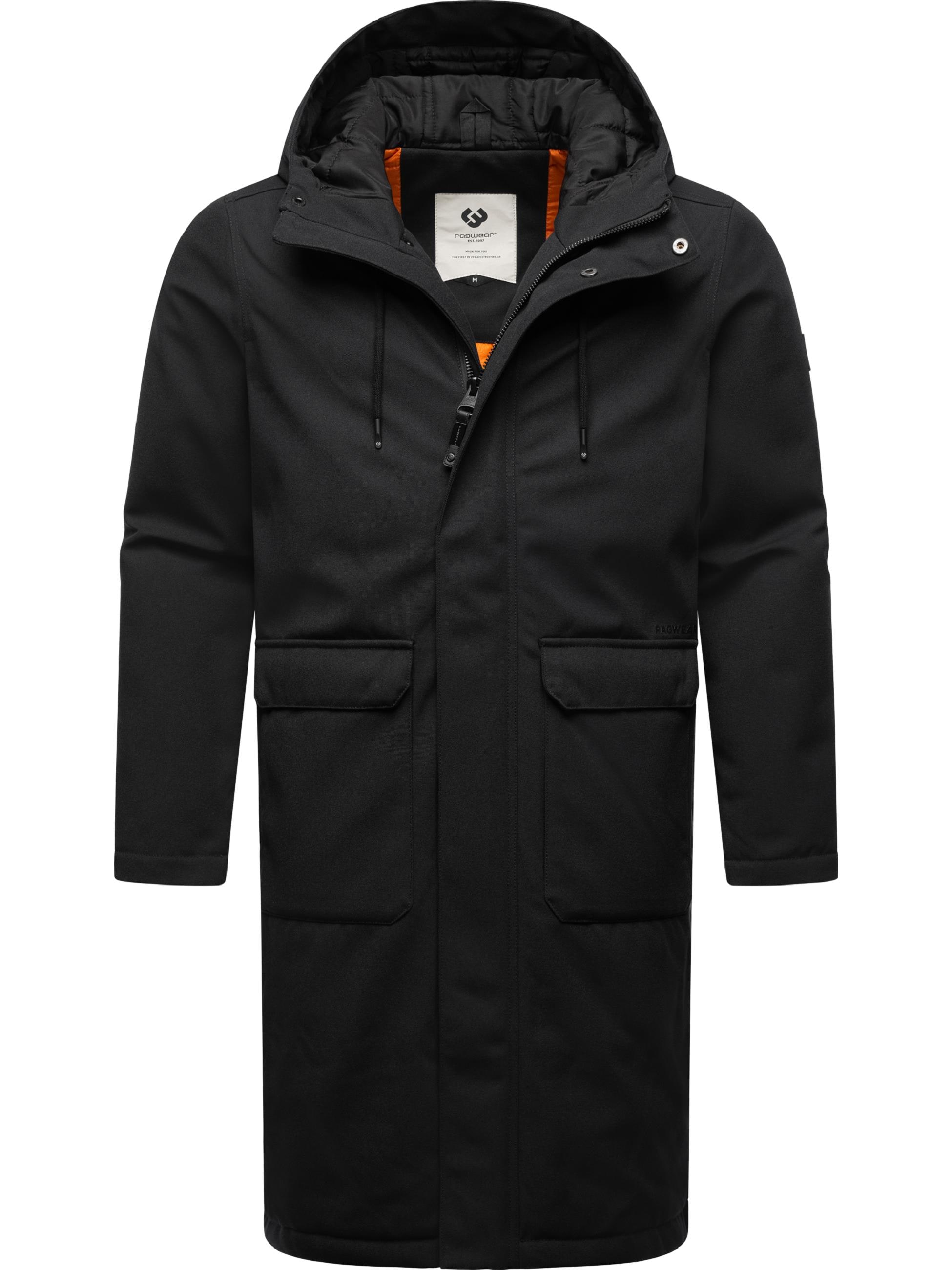 Ragwear Wintermantel »Wintermantel Mr Them Long«, lange wasserdichte Herren Winterjacke mit...