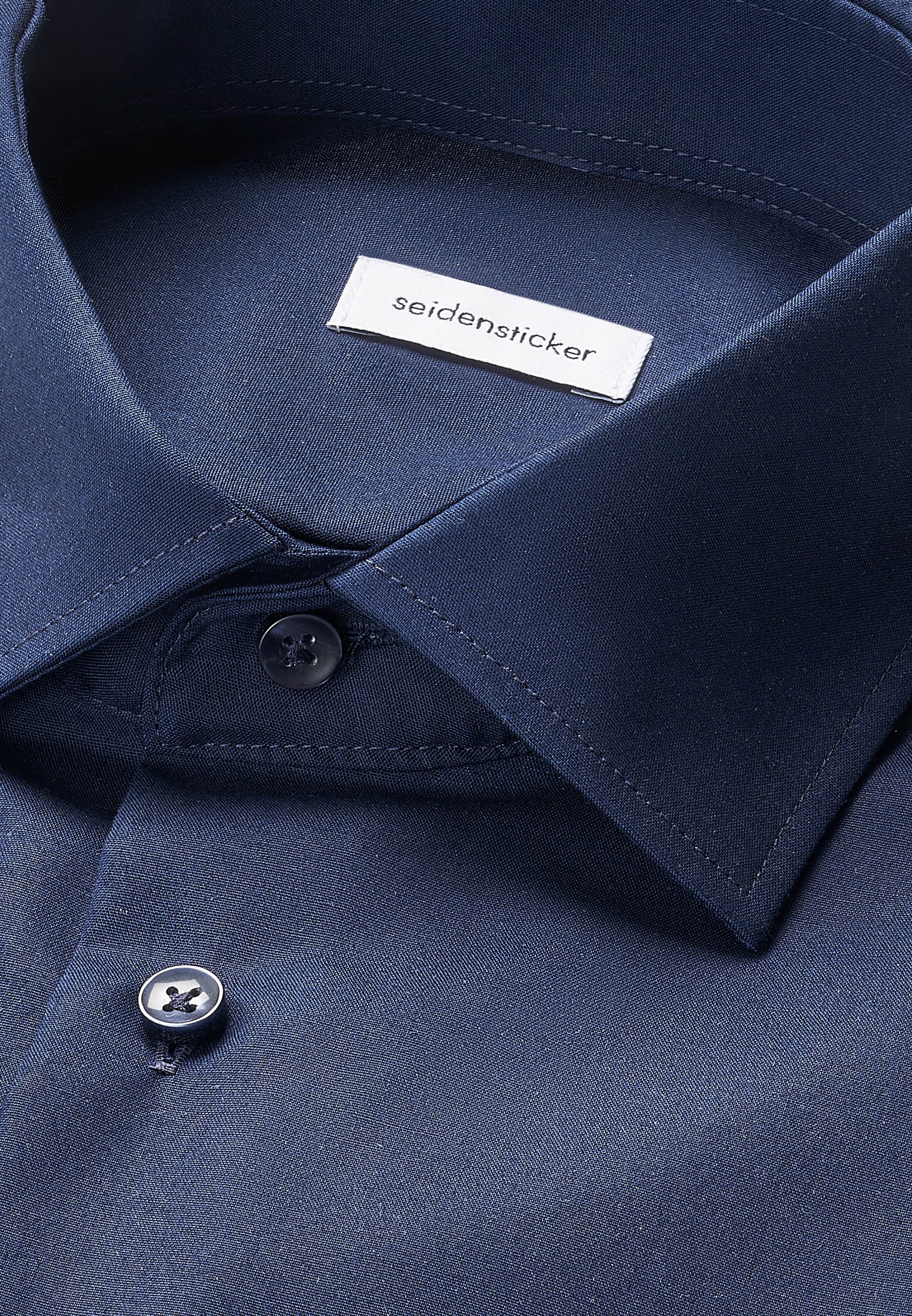 seidensticker Businesshemd »Schwarze Rose« Slim 1/1 Kentkragen Uni