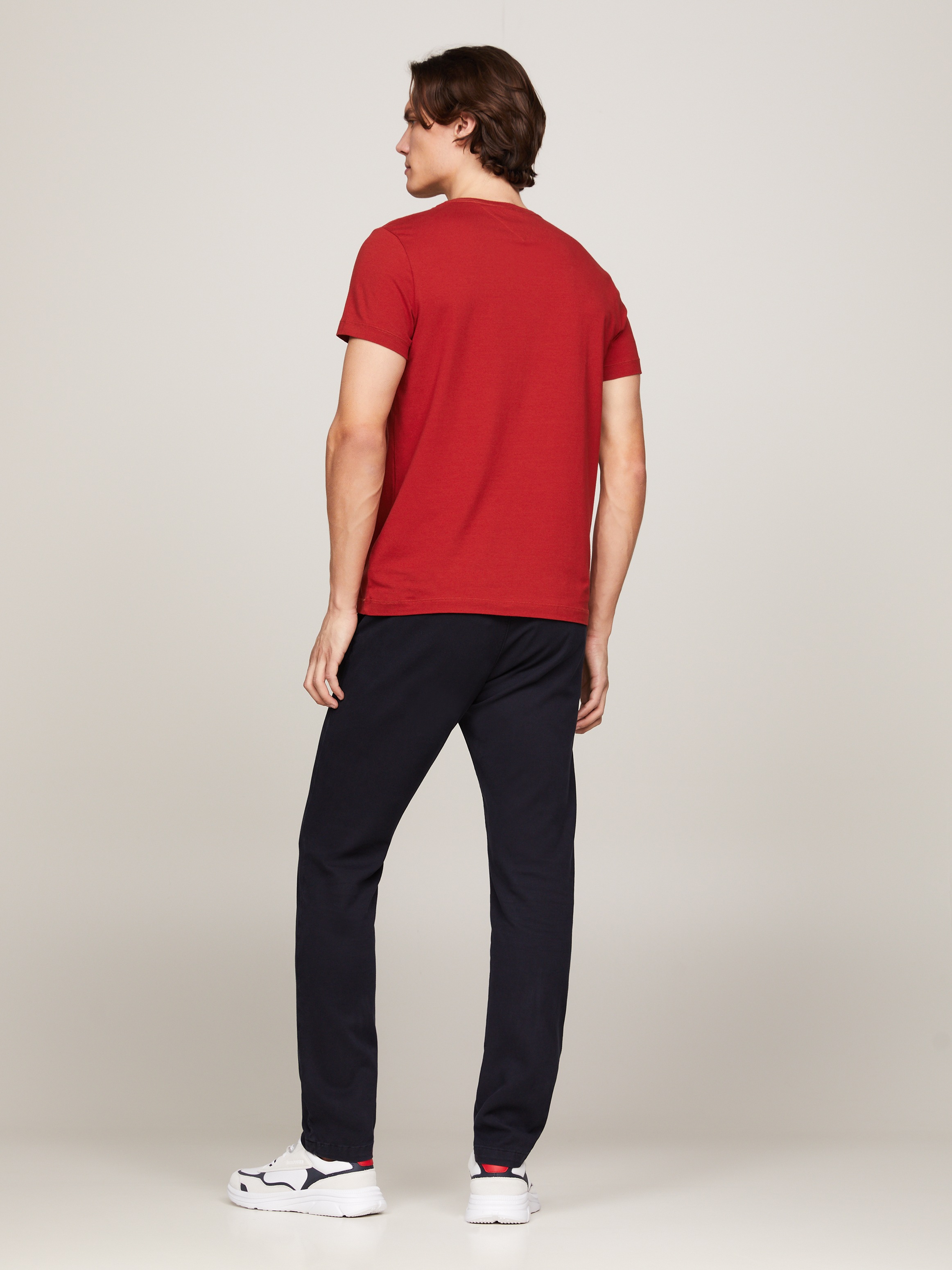 Tommy Hilfiger T-Shirt »STRETCH SLIM FIT TEE«, mit Rundhalsausschnitt