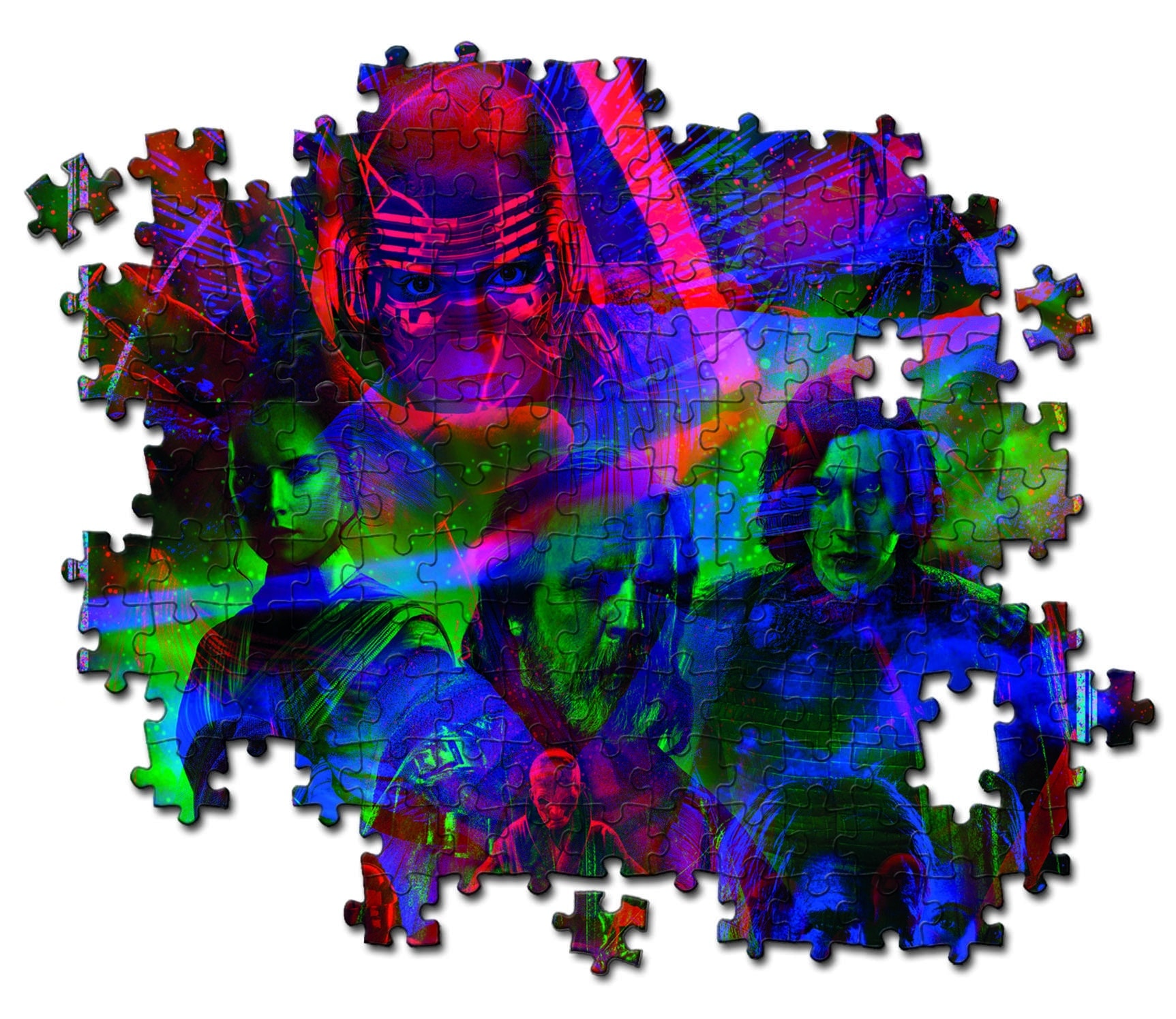 Clementoni® Puzzle »Star Wars - The Metamorphic Art Collection Episode 7-8-9« Mit Licht; Made in Europe