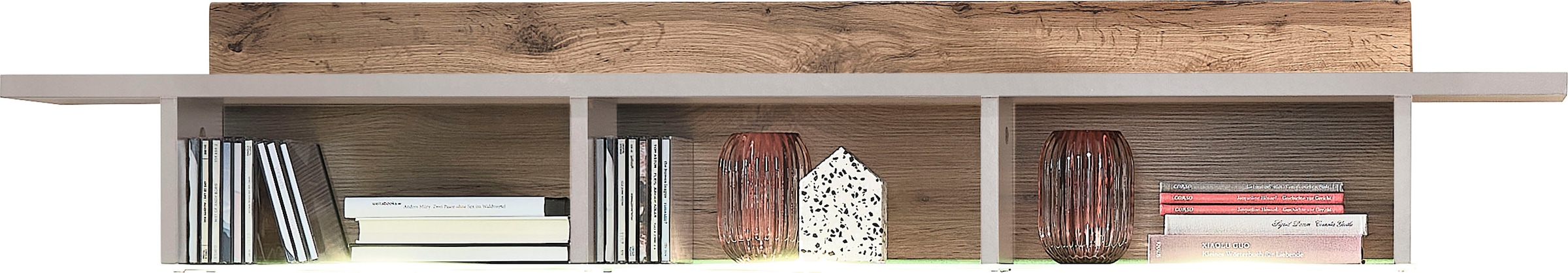 Innostyle Wohnwand »Wohnwand SINFONIE, 340/209/52 cm BxHxT« 4 Stk. tlg.