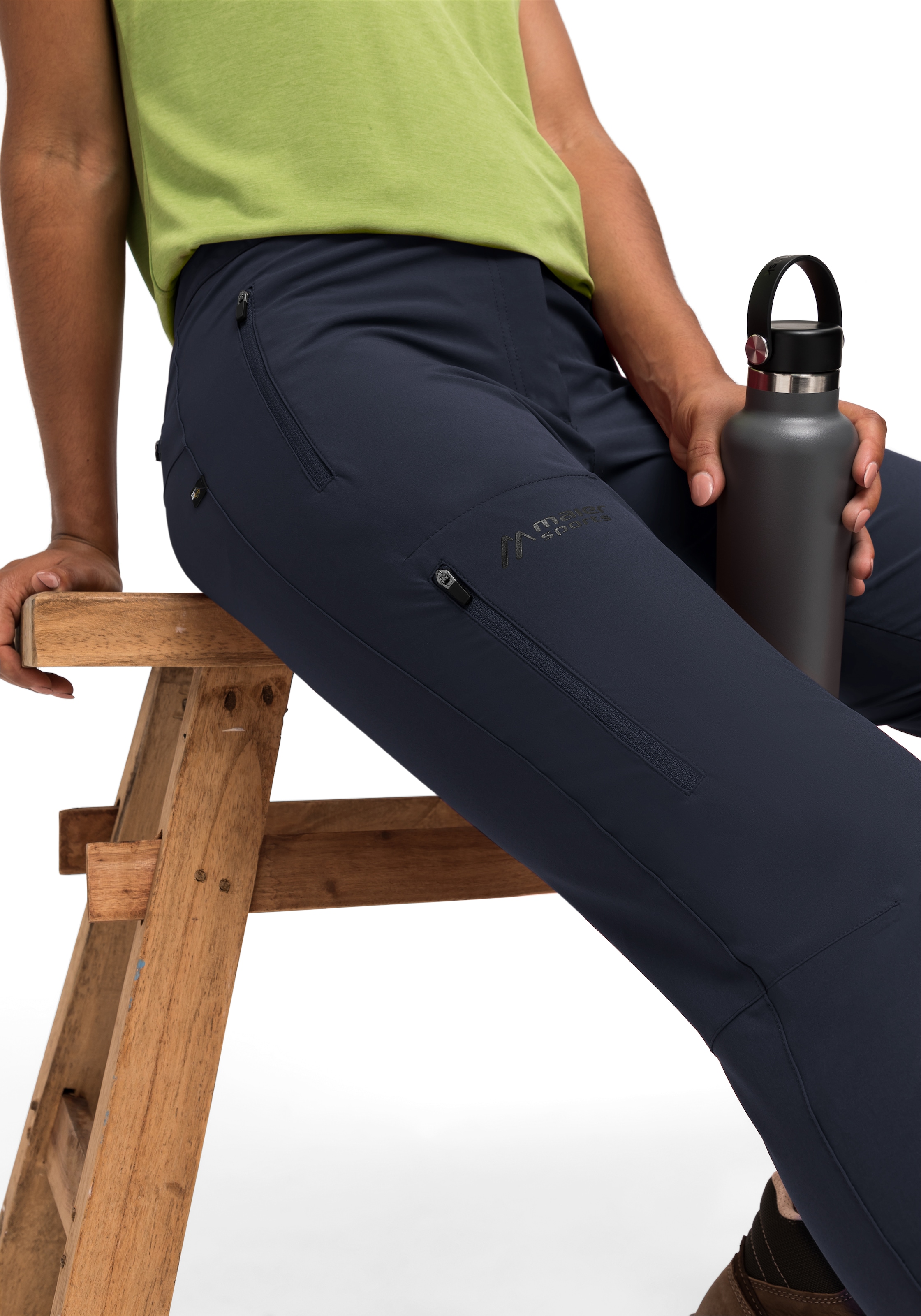 Maier Sports Outdoorhose »Latit slim W«, Damen Wanderhose, lange Outdoor-Hose, Trekkinghose slim