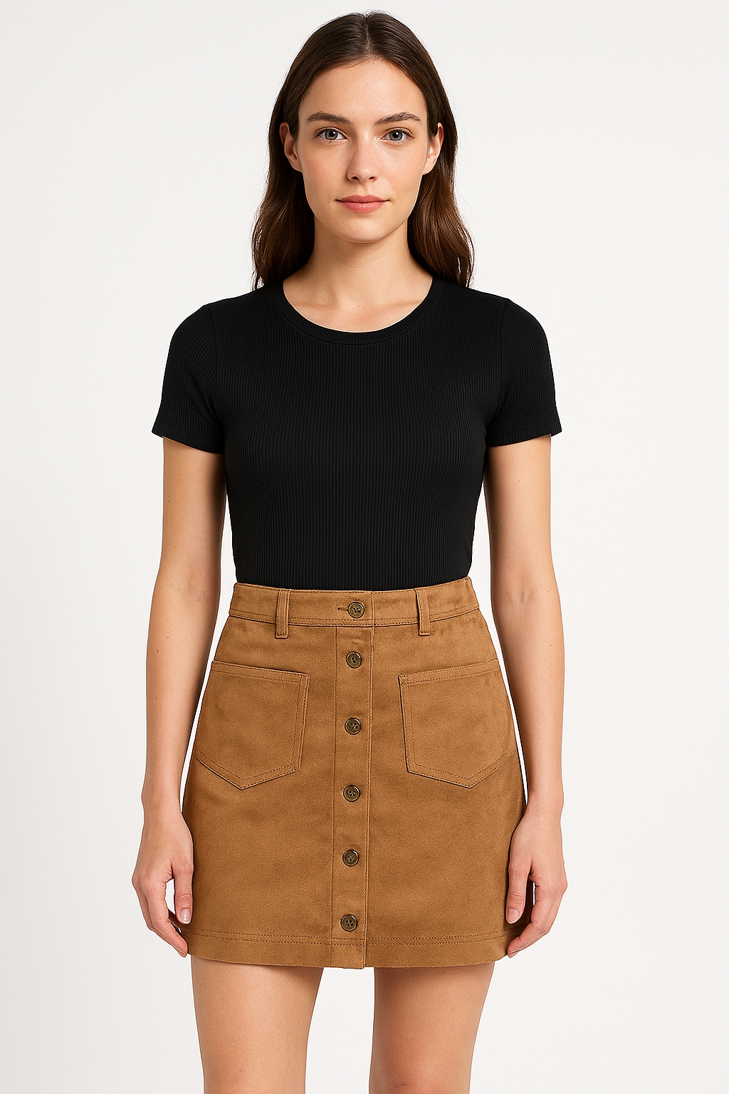 ONLY Lederimitatrock »ONLGISELLE FAUX SUEDE SKIRT OTW ZL«