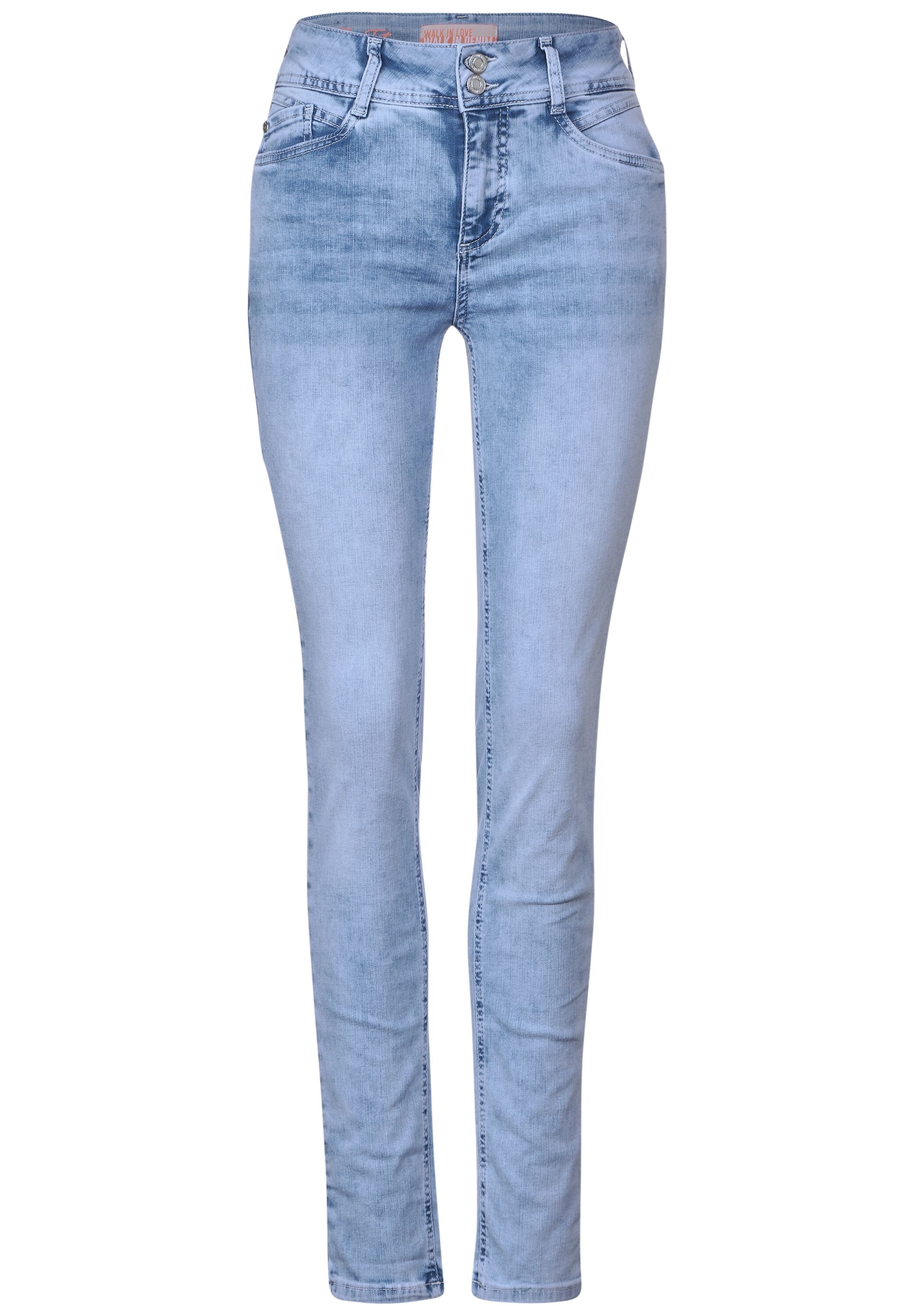 STREET ONE Slim-fit-Jeans »QR York«, mit schmalem Bein