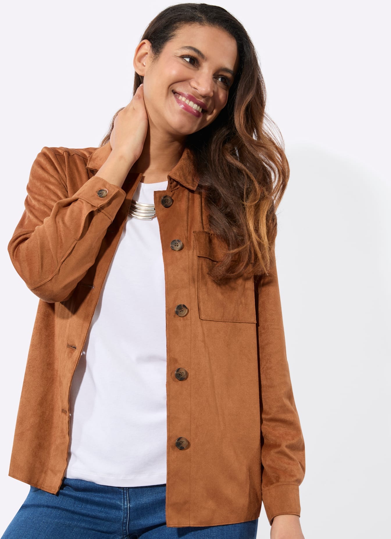 Casual Looks Lederimitat-Blazer »Lederimitat-Blazer«