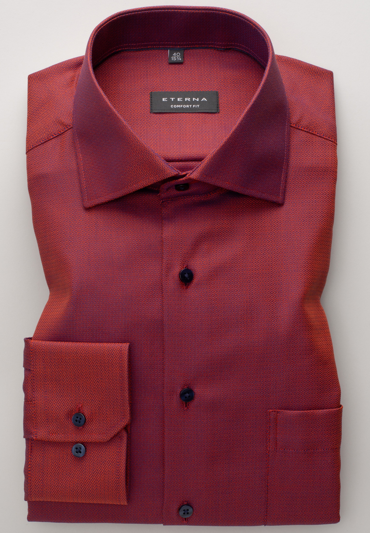 Eterna Langarmhemd »COMFORT FIT« NON IRON (bügelfrei)