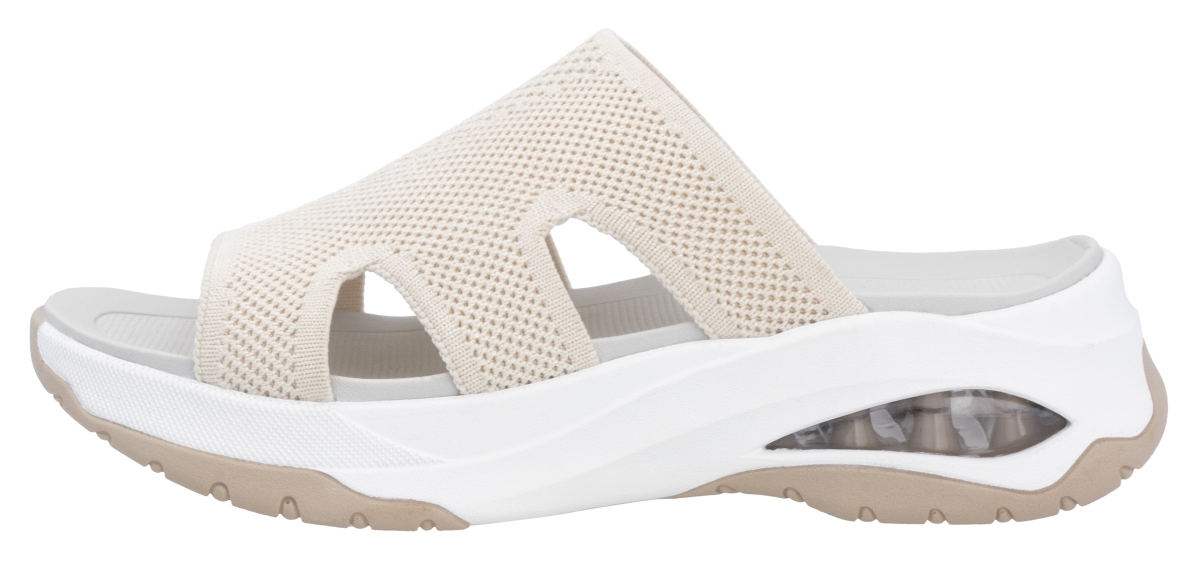 RIEKER Sport Pantolette »vegan«, Sommerschuh, Hausschuh, Keilabsatz, in der Maschine waschbar