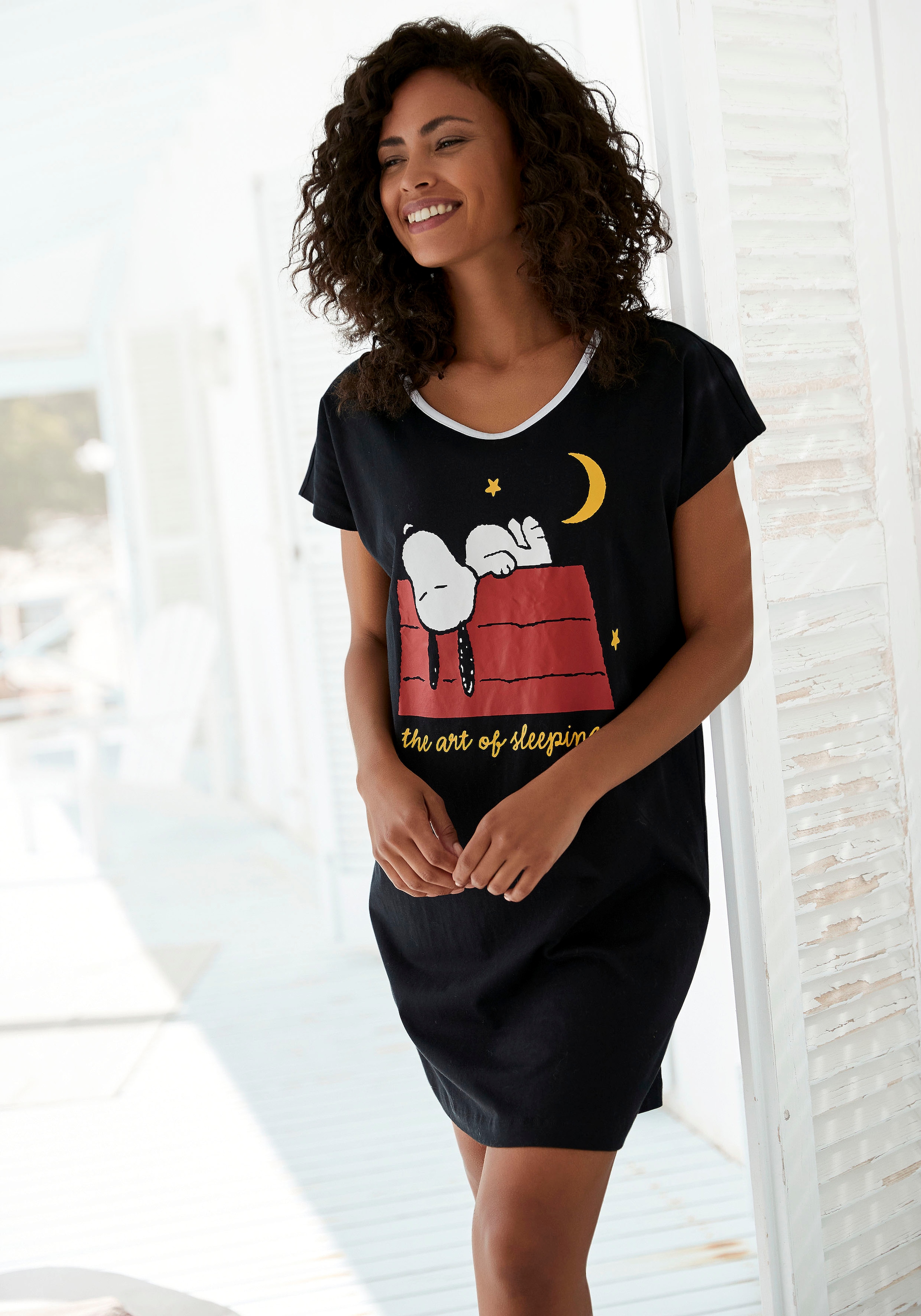 bei online mit OTTO Peanuts Druckmotiv Snoopy Nachthemd, bestellen