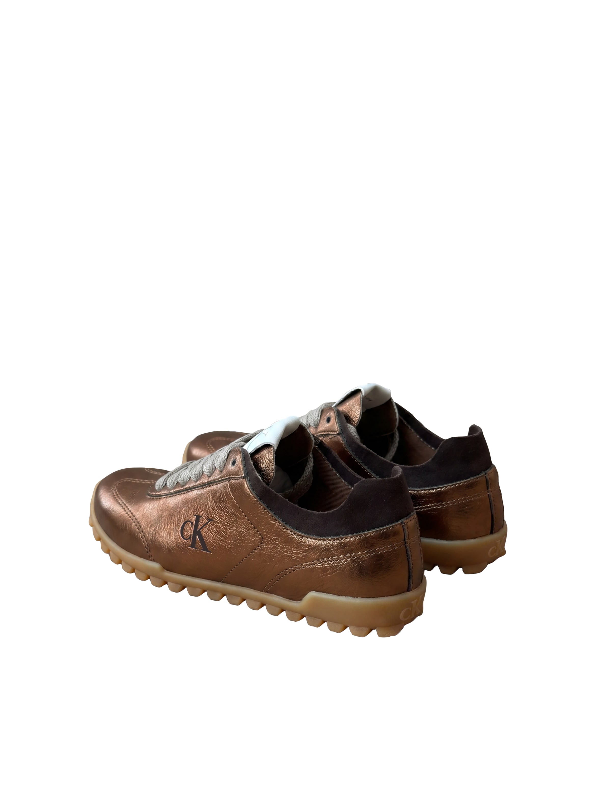 Calvin Klein Sneaker »LOW PROFILE SNEAKER MET«  Halbschuh, Freizeitschuh, Schnürschuh in Metallic-Optik