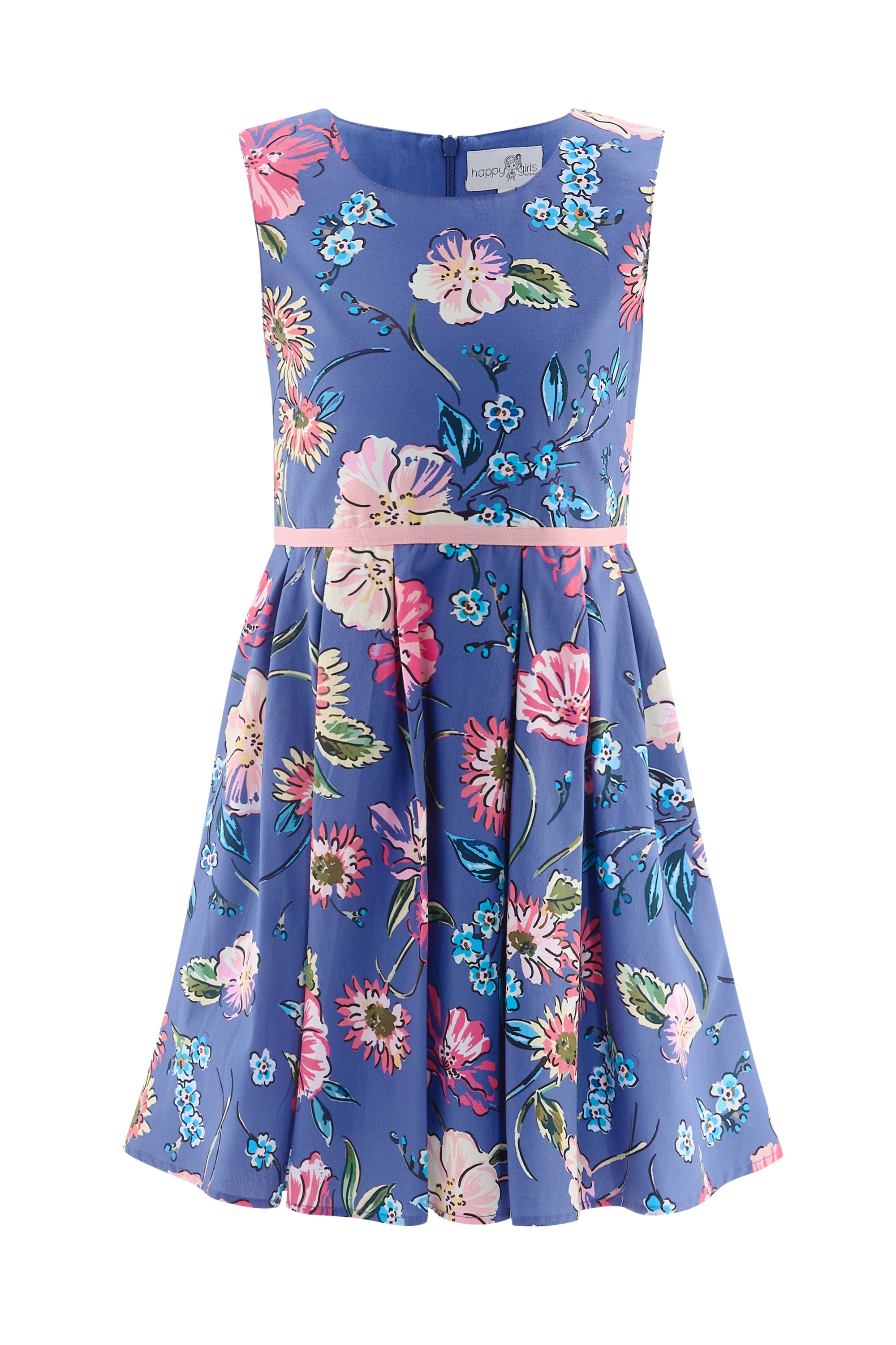 Happy Girls Mädchen Sommerkleid »Mädchenkleid« in blau, Größe 146