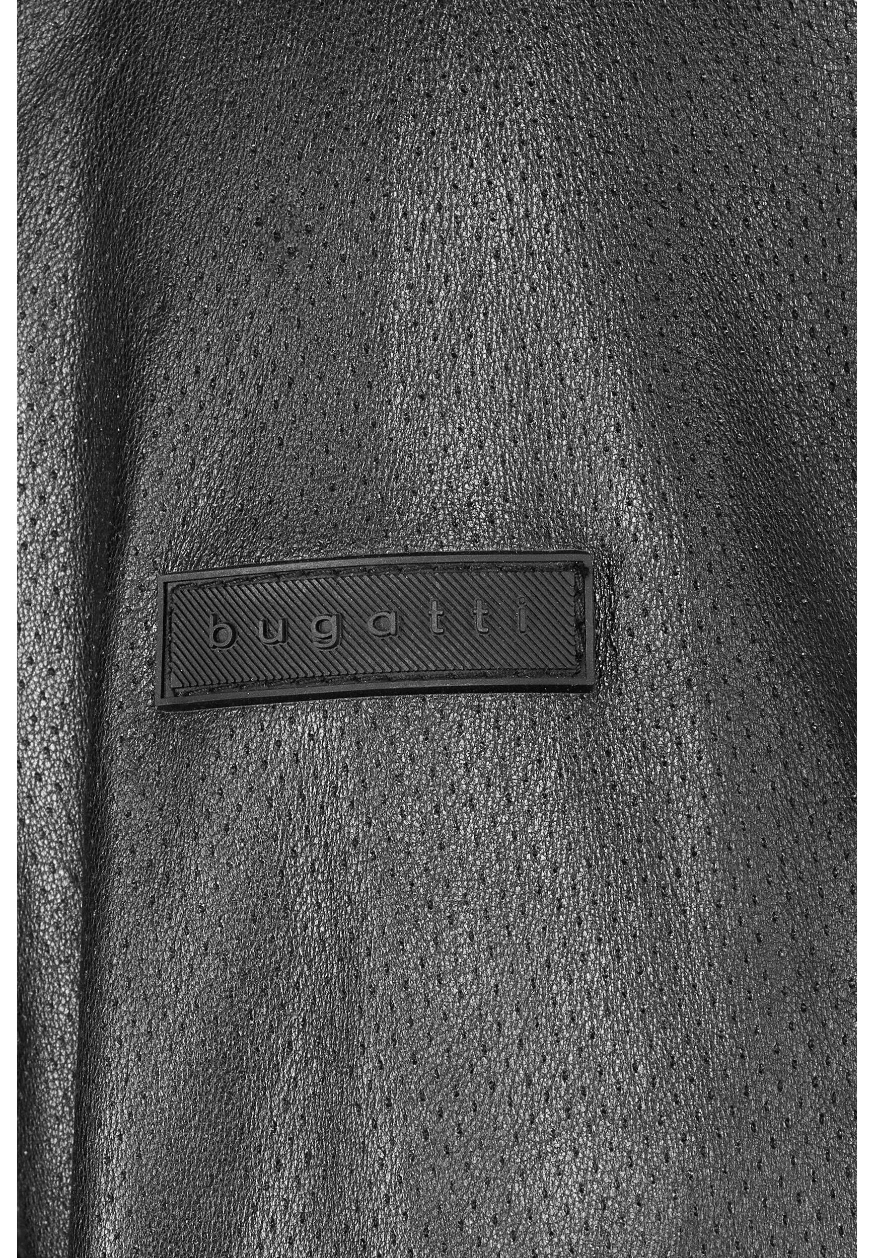 bugatti Lederjacke »BUGIACOMO« ohne Kapuze mit Reißverschlusstaschen