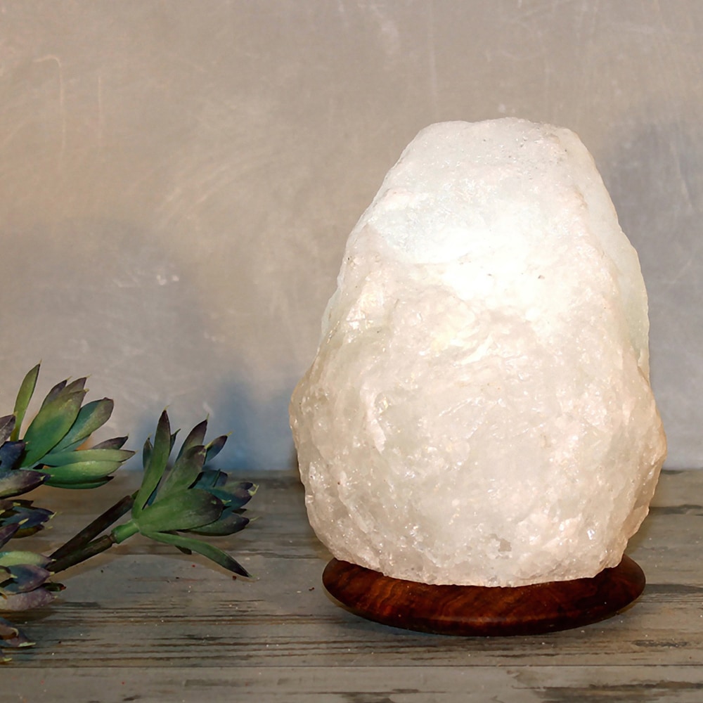 Salzkristall-Tischlampe »Rock«, Handgefertigt - jeder Stein ein Unikat, H: ca.18 cm,...
