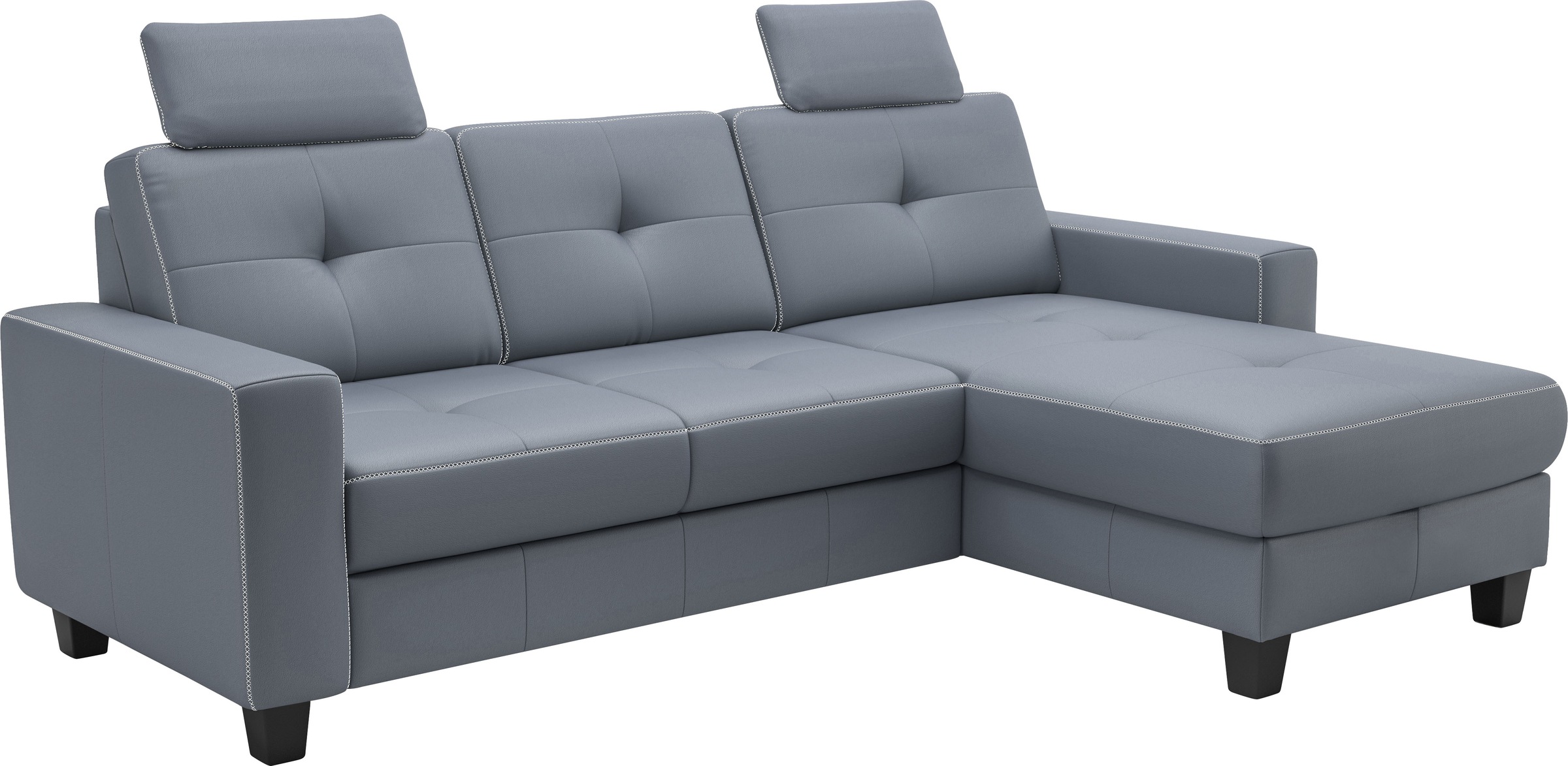 Places of Style Ecksofa »Varese«, wahlweise mit Bettfunktion und Bettkasten