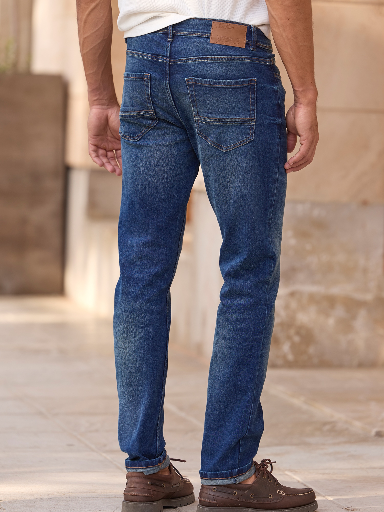 LERROS Relaxhose »Baxter Relaxed Fit Jeans – Bequemer Stretch 5‑Pocket Denim«  Bequeme Stretch-Jeans - pflegeleicht, ideal für Alltag & Freizeit