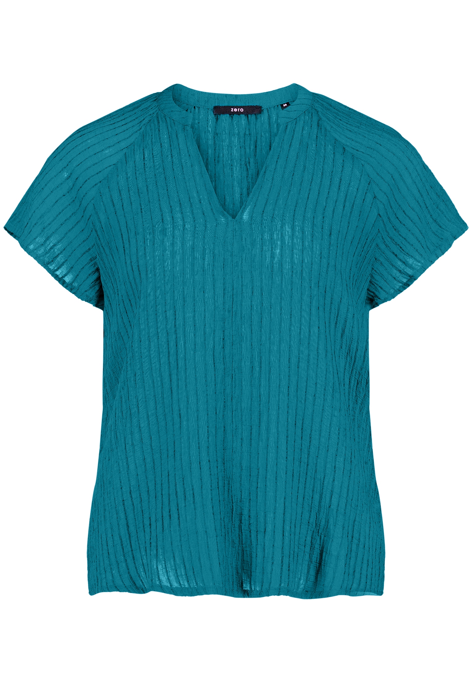 Zero Klassische Bluse »Bluse mit V-Ausschnitt«