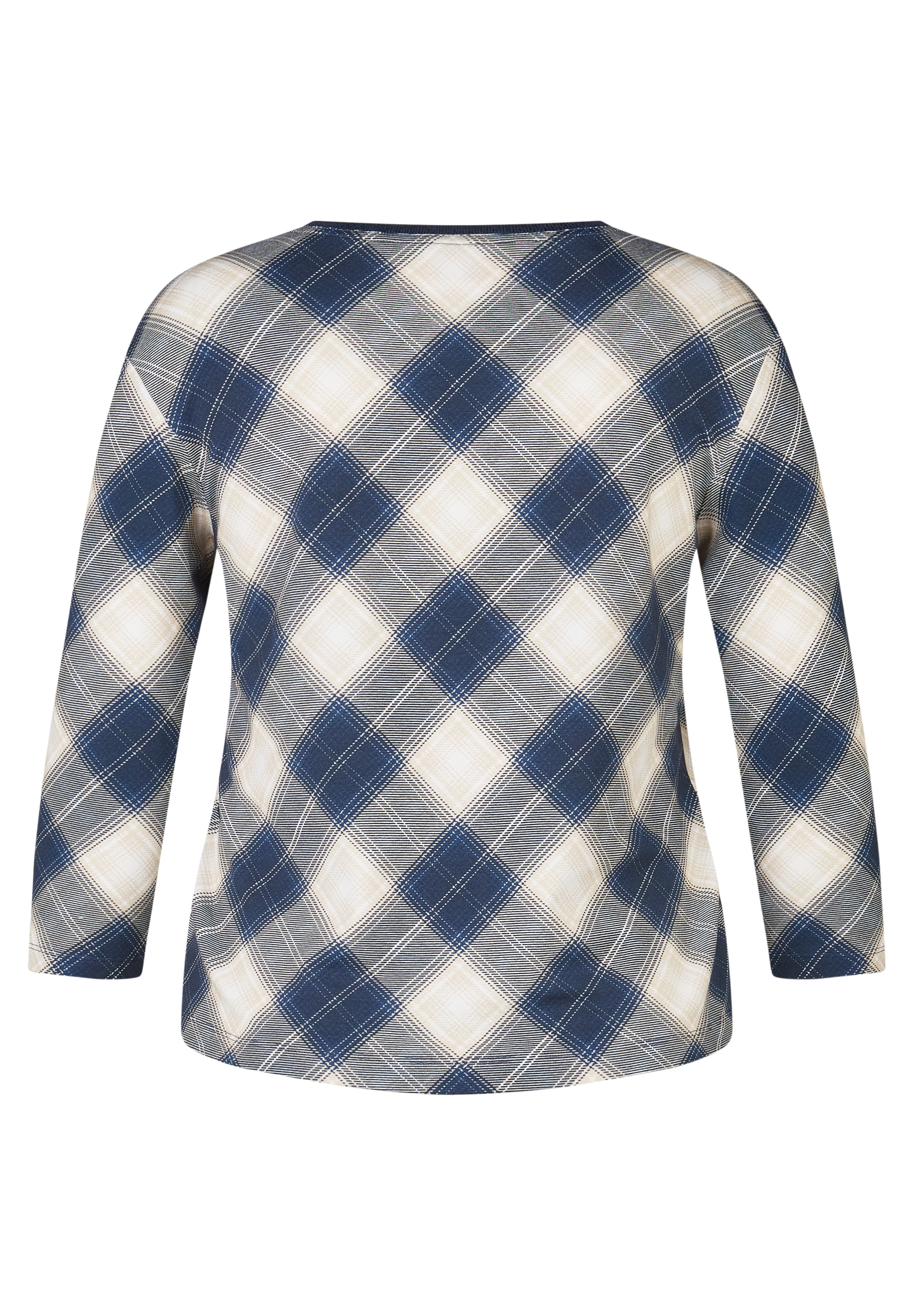 Rabe 3/4-Arm-Shirt im Karo-Look