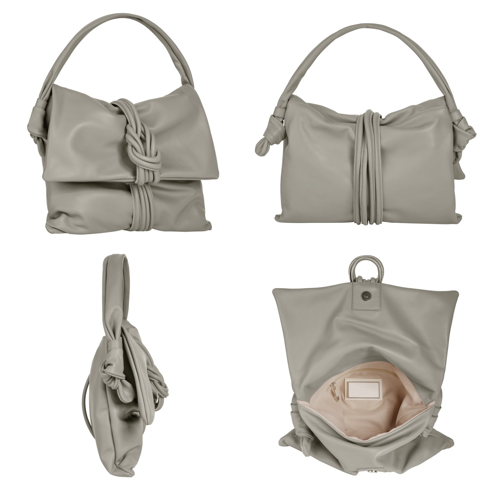 Samantha Look Henkeltasche, echt Leder, Made in Italy