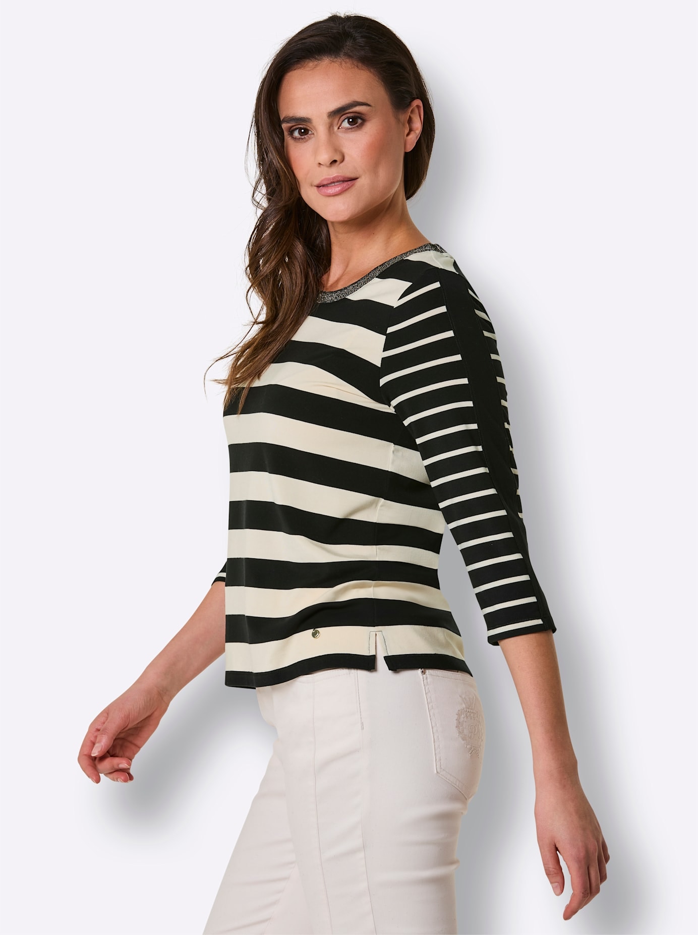 CREATION L PREMIUM 3/4-Arm-Shirt »Lyocell-Shirt« 1