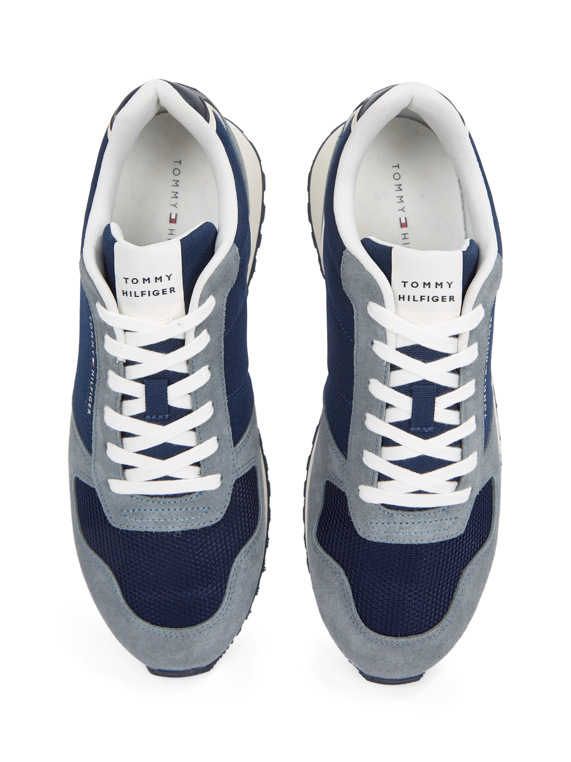 Tommy Hilfiger Plateausneaker »NEW RUNNER EVA MIX«, Freizeitschuh, Halbschuh, Schnürschuh mit Kontrastbesätzen