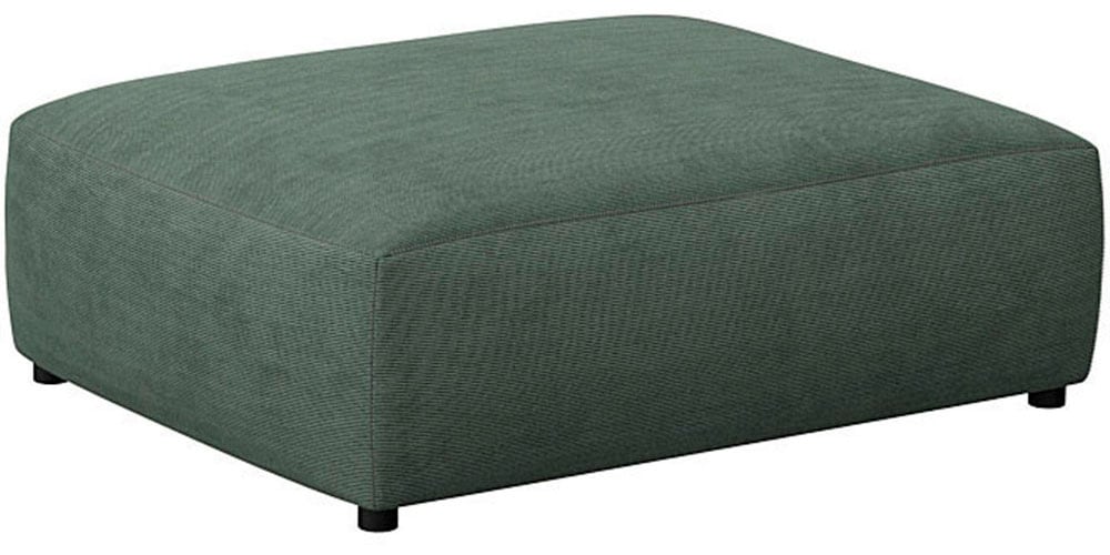 FLEXLUX Pouf »Lucera« modern & anschmiegsam, Kaltschaum, Stahl-Wellenunterfederung