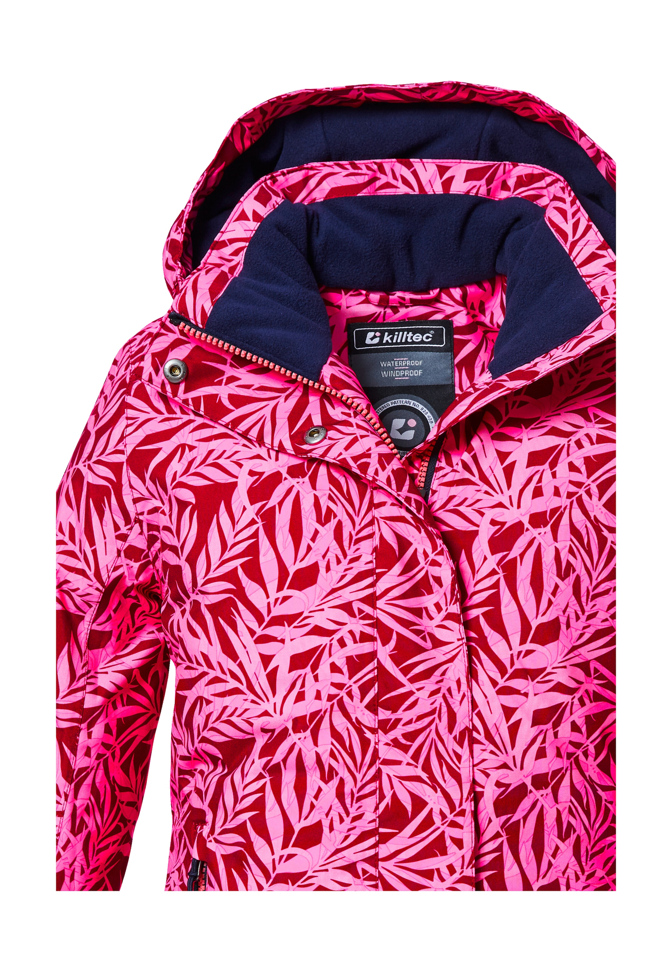 Killtec Funktionsjacke »KOW 355 GRLS JCKT«, Wasserdichte Mädchenjacke mit Kapuze, Schneefang und Fleece