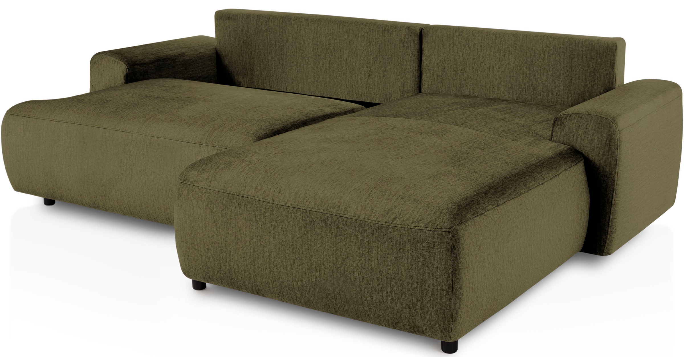 exxpo - sofa fashion Ecksofa »Game, gemütlich mit 5 Rückenkissen und 2 Zierkissen, L-Form«, inkl. Bettfunktion und Bettkasten, bequem, tolle Verarbeitungsdetails