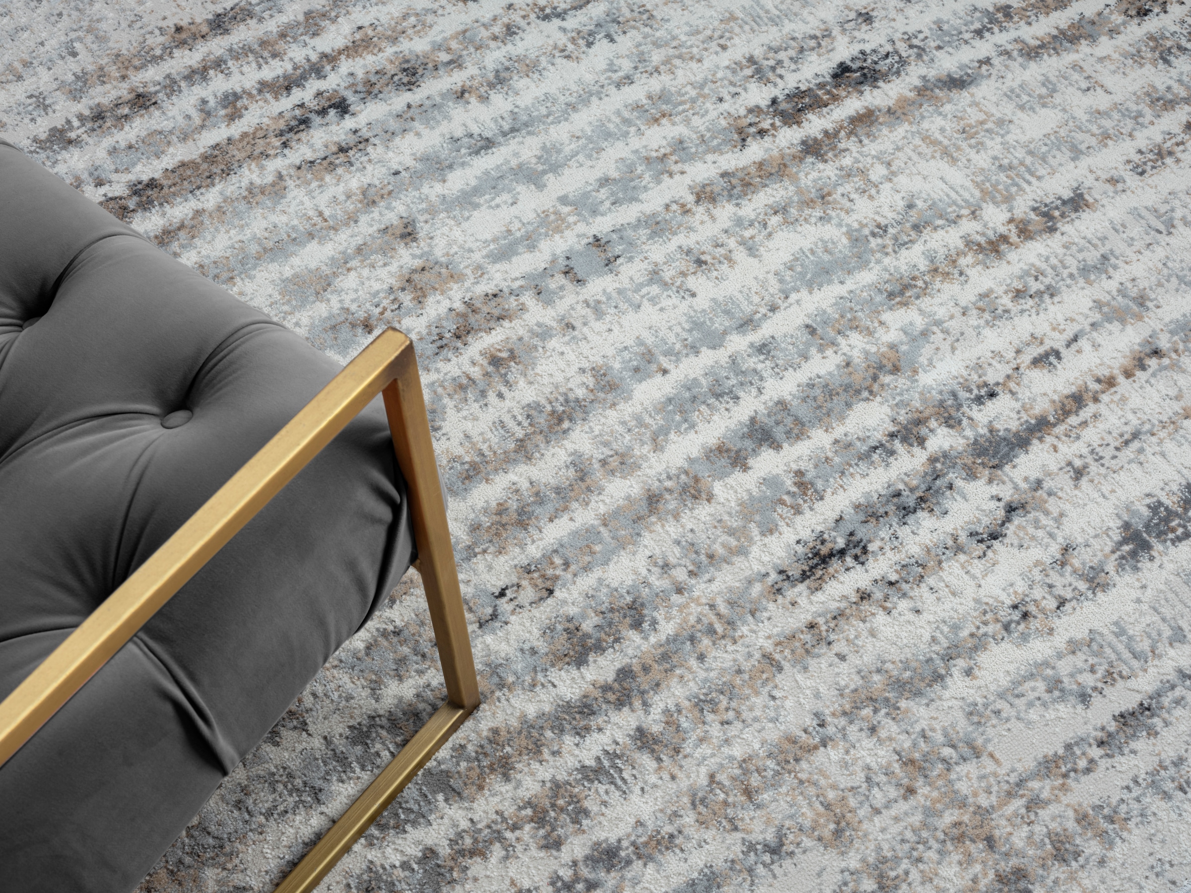 OTTO home Teppich »Liorra« rechteckig 8 mm Höhe Kurzflor, modernes Design, pflegeleicht, Wohnzimmer