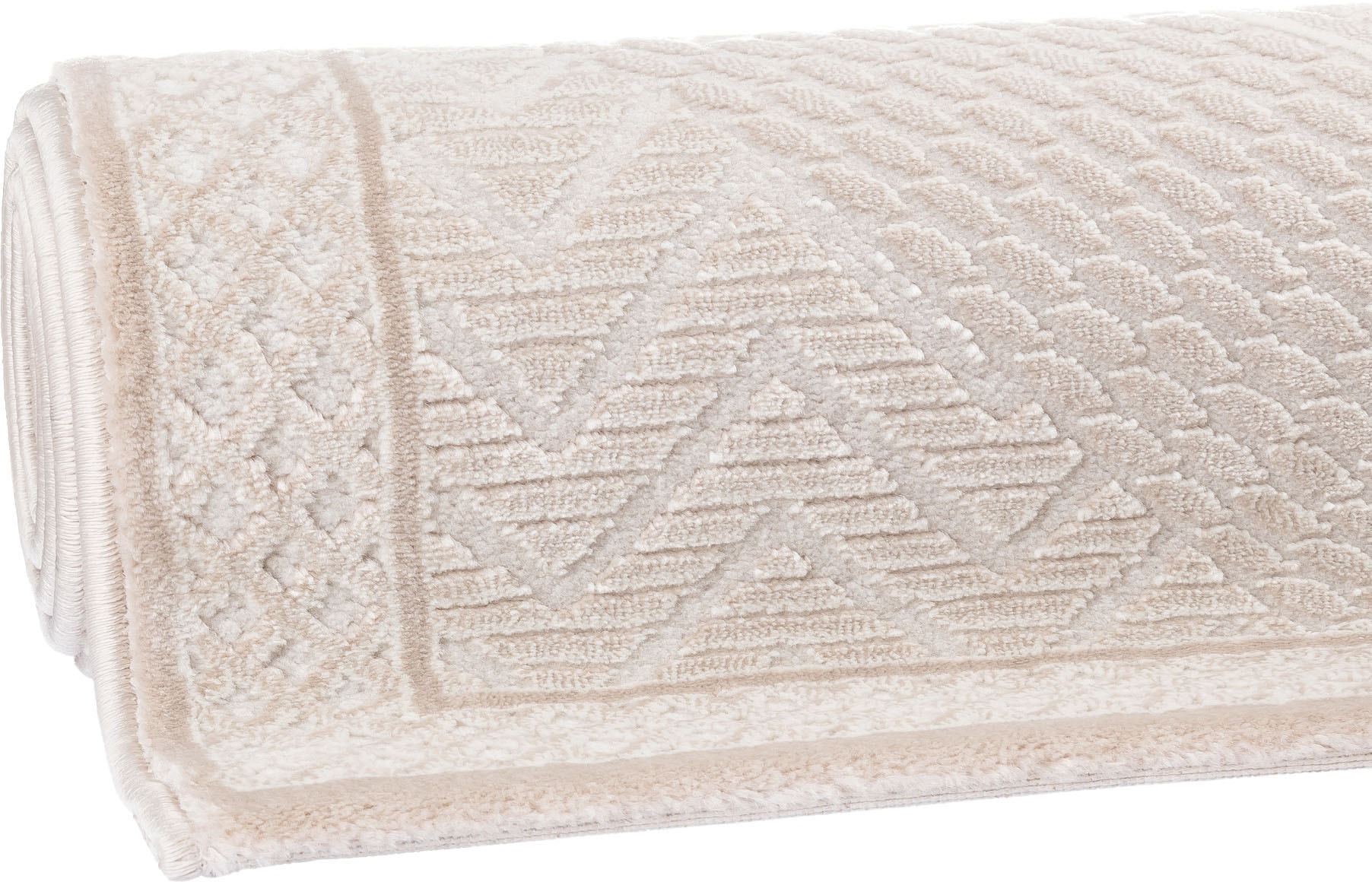 Sehrazat Teppich »Luxury 6600«, rechteckig, 13 mm Höhe, Wohnzimmer, Kurzflor, Hoch Tief Struktur