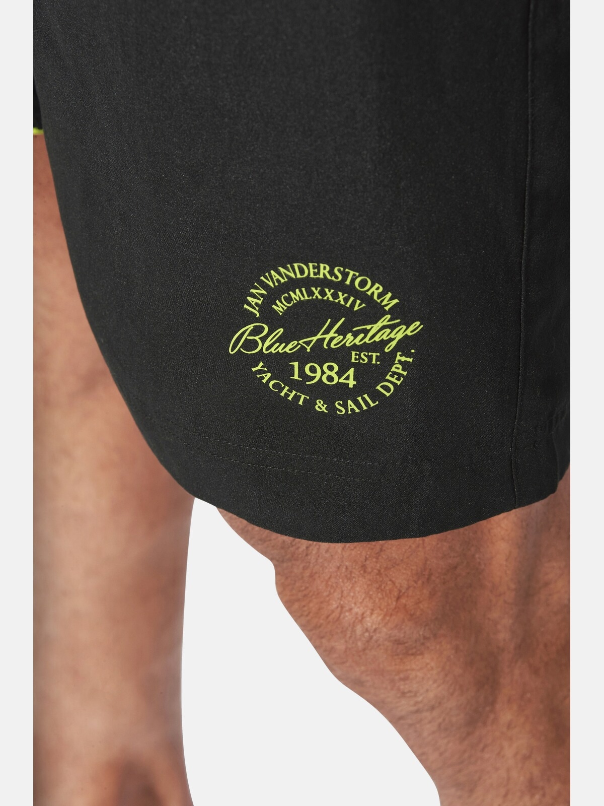 Jan Vanderstorm Badeshorts »Badeshorts EVANDER«, (1 St.), mit dezenten Kontrasten