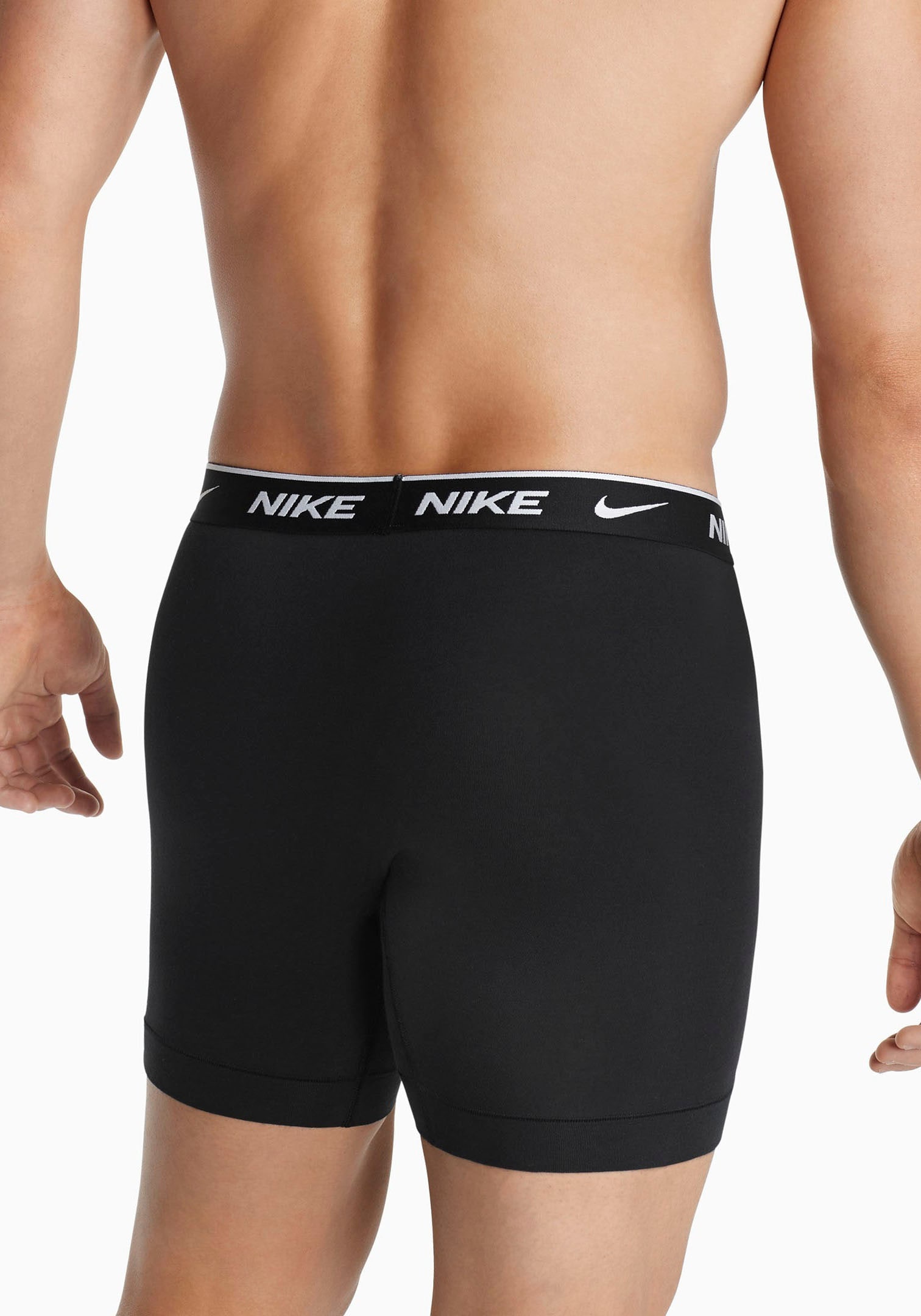 NIKE Underwear Boxer, (3 St.), mit besonders langem Bein und Nike Logobund