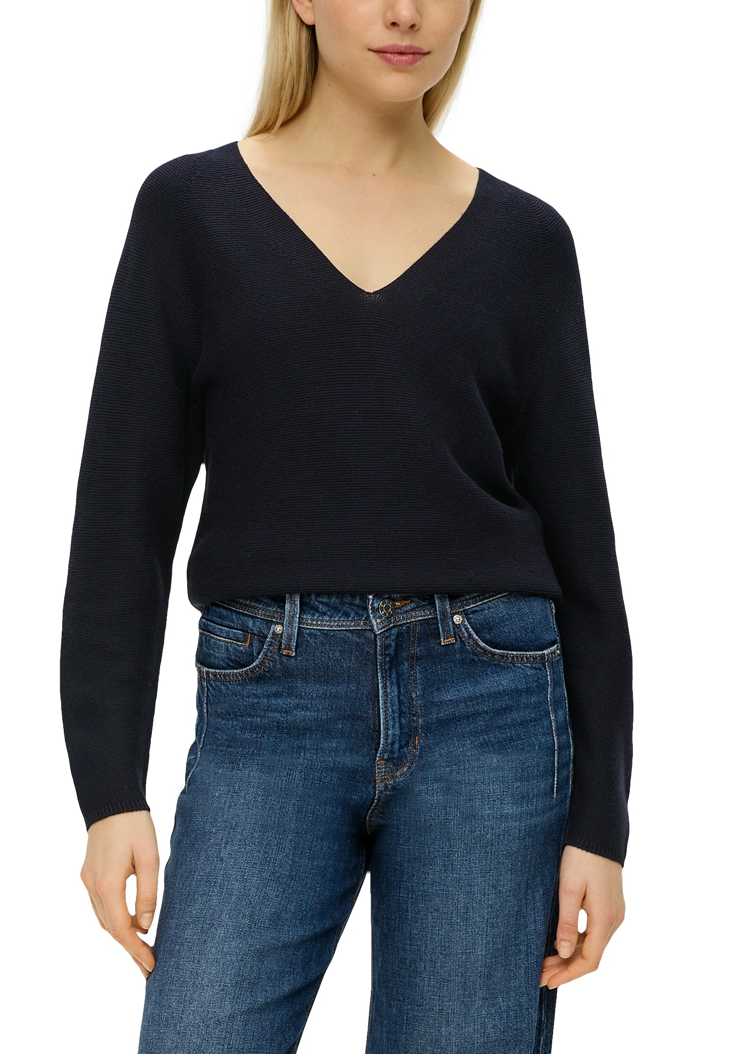 s.Oliver V-Ausschnitt-Pullover, mit V-Ausschnitt bestellen im OTTO Online  Shop