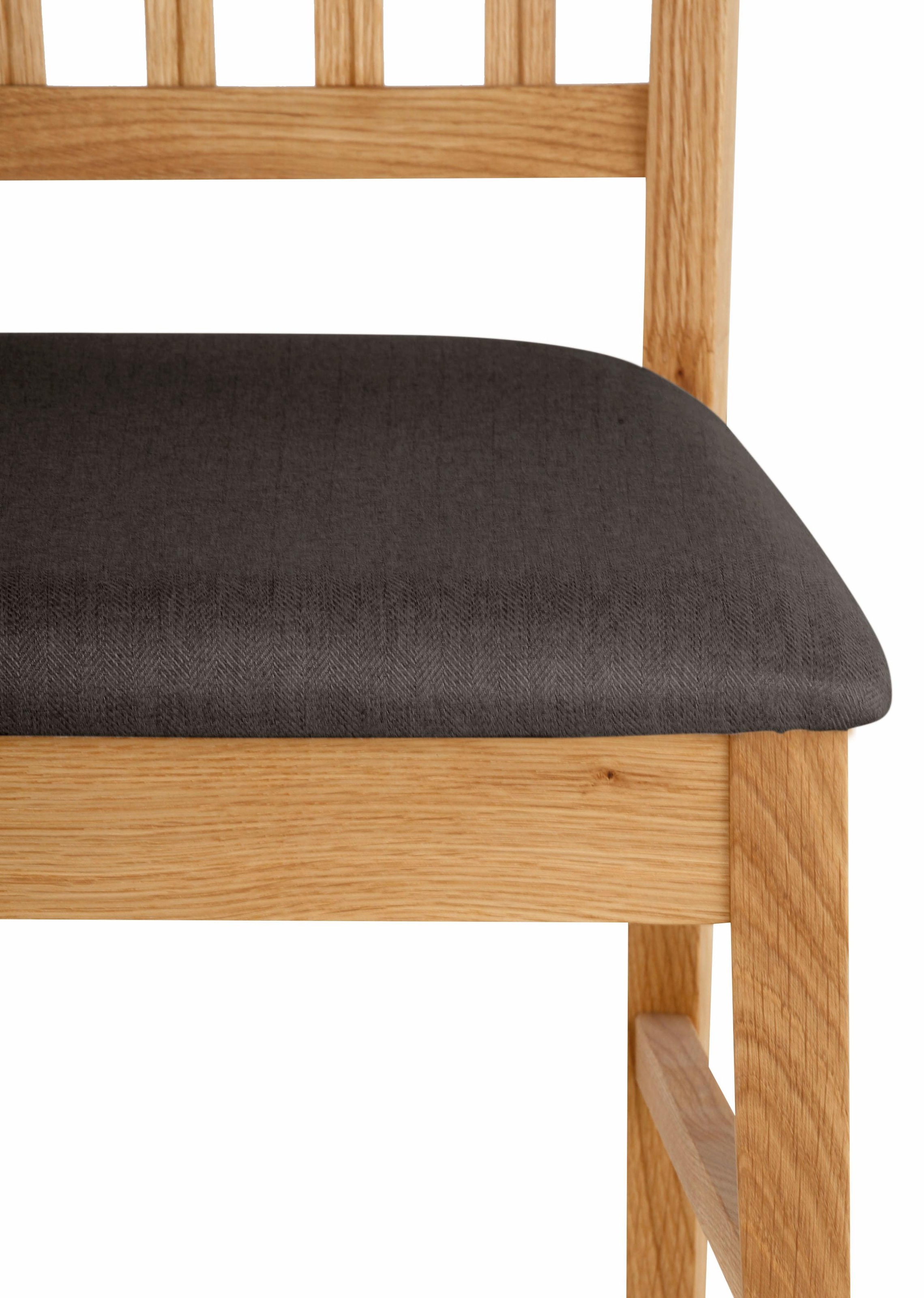 Home affaire Esszimmerstuhl »Ruanda Küchenstuhl TOPSELLER«, (Set), 4 St., Webstoff, im 2er, 4er oder 6er-Set, Holzstuhl