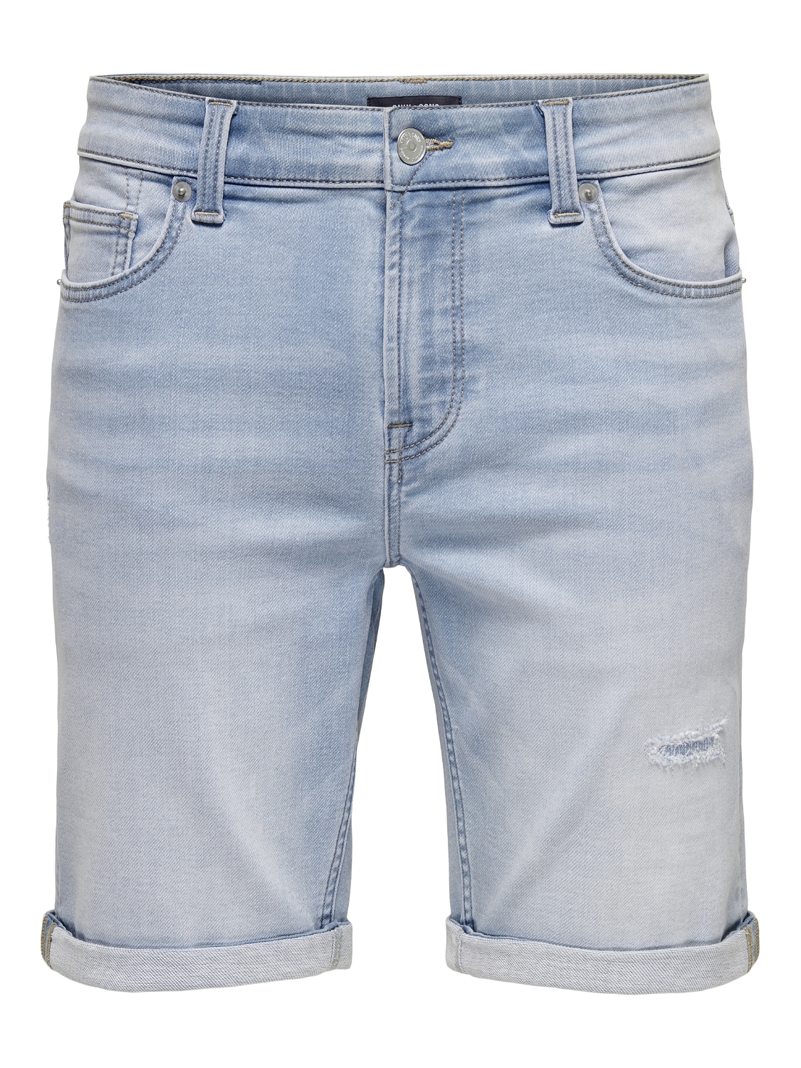 ONLY & SONS Jeansshorts »ONSPLY JOG LBD R0027 ANA DNM SHORTS NOOS« Baumwollmischung, regular fit