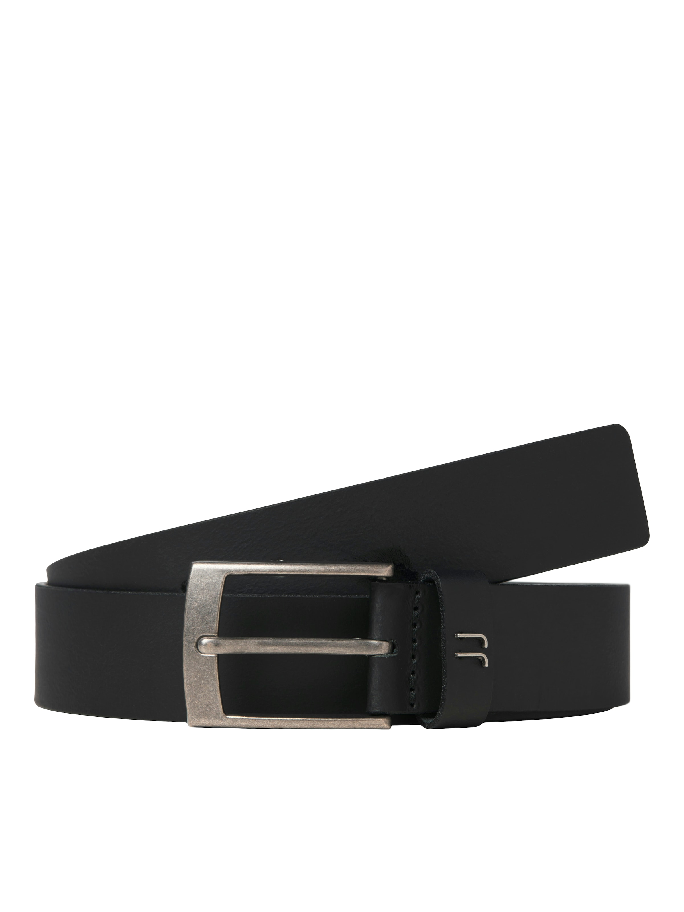 Jack & Jones Herren Ledergürtel »JACDALLAS BELT NOOS« in schwarz, Größe 105