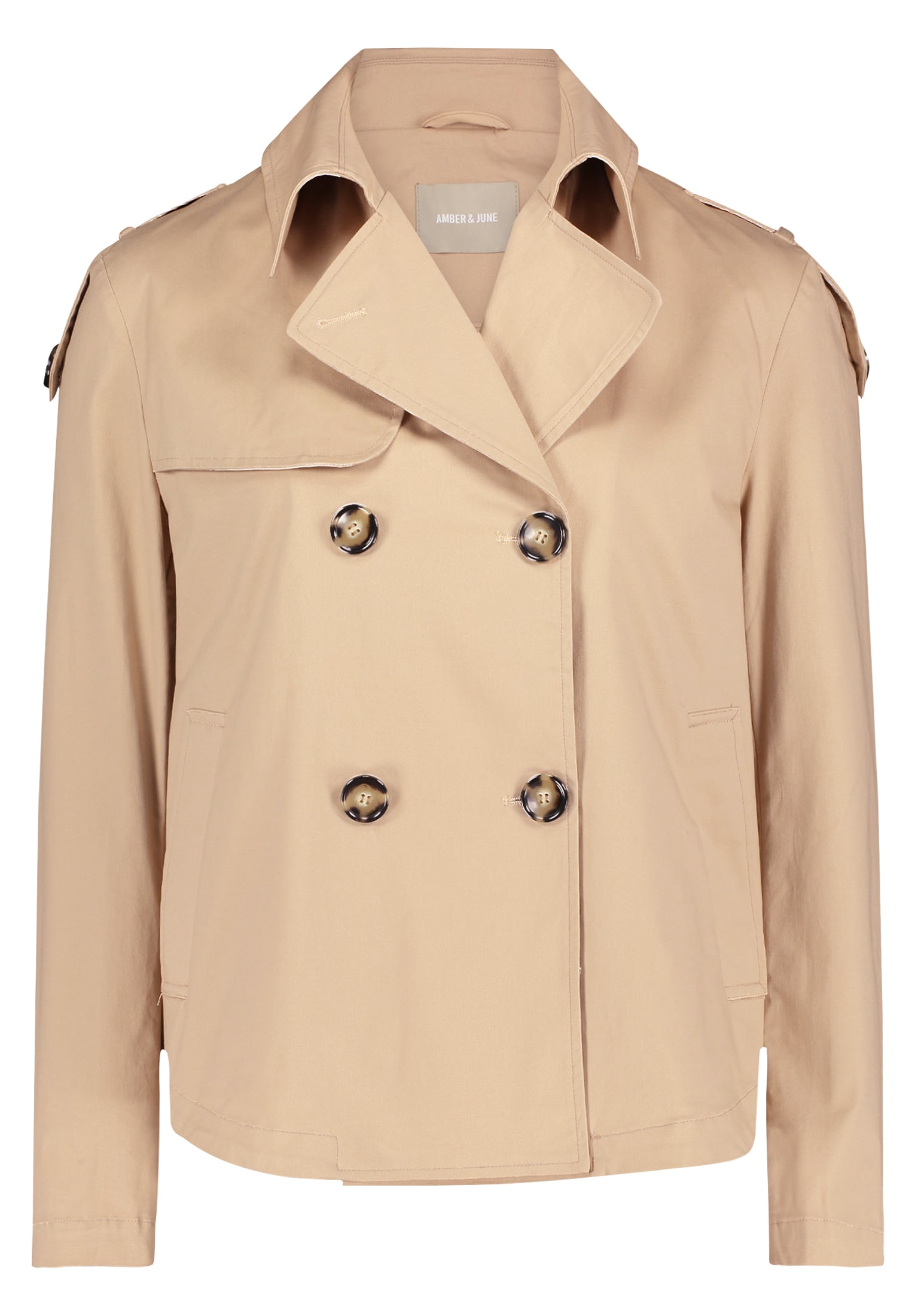 Amber & June Damen Sommerjacke »Sommerjacke mit Kragen«, Größe 36