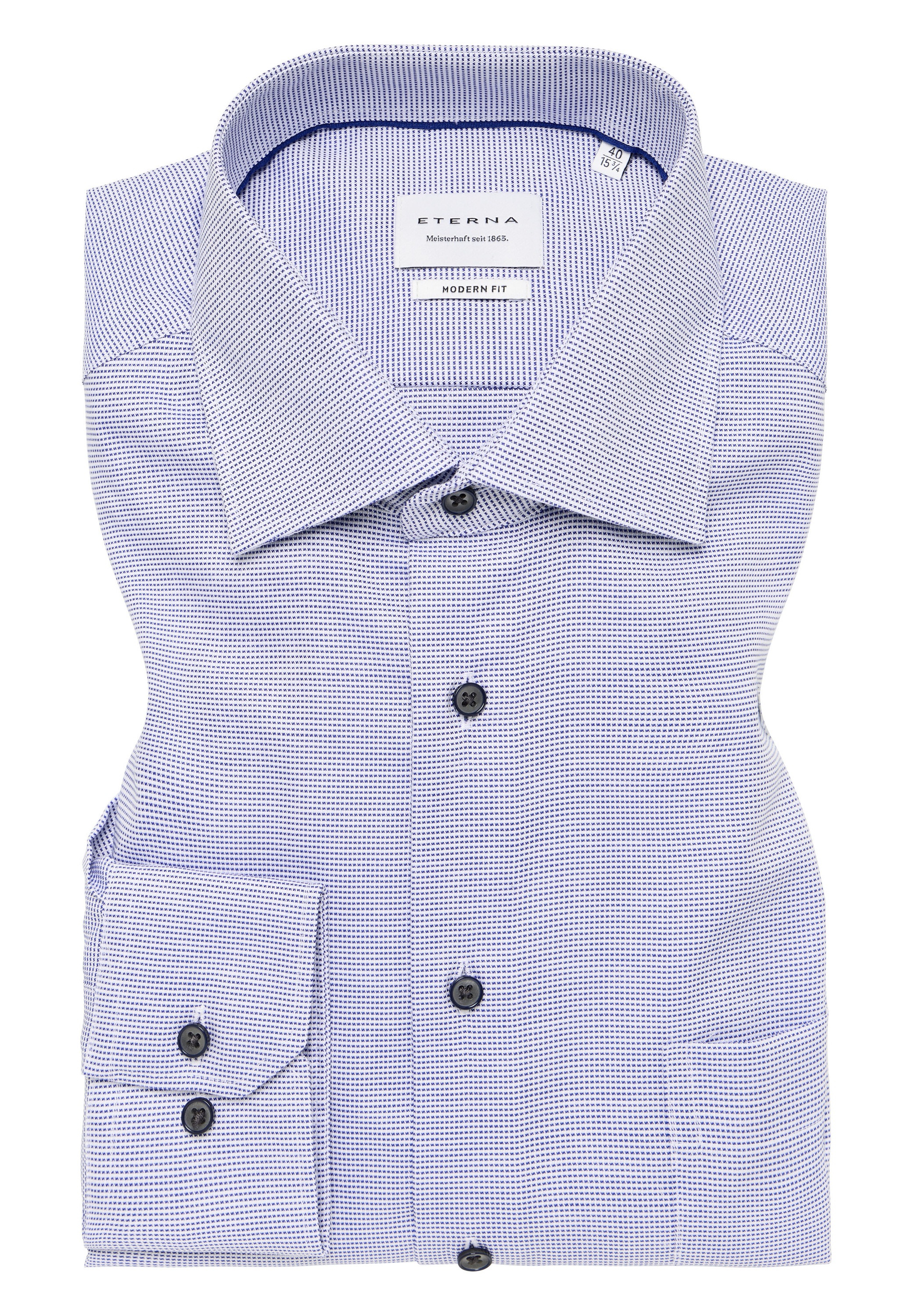 Eterna Langarmhemd »MODERN FIT«, NON IRON (bügelfrei)