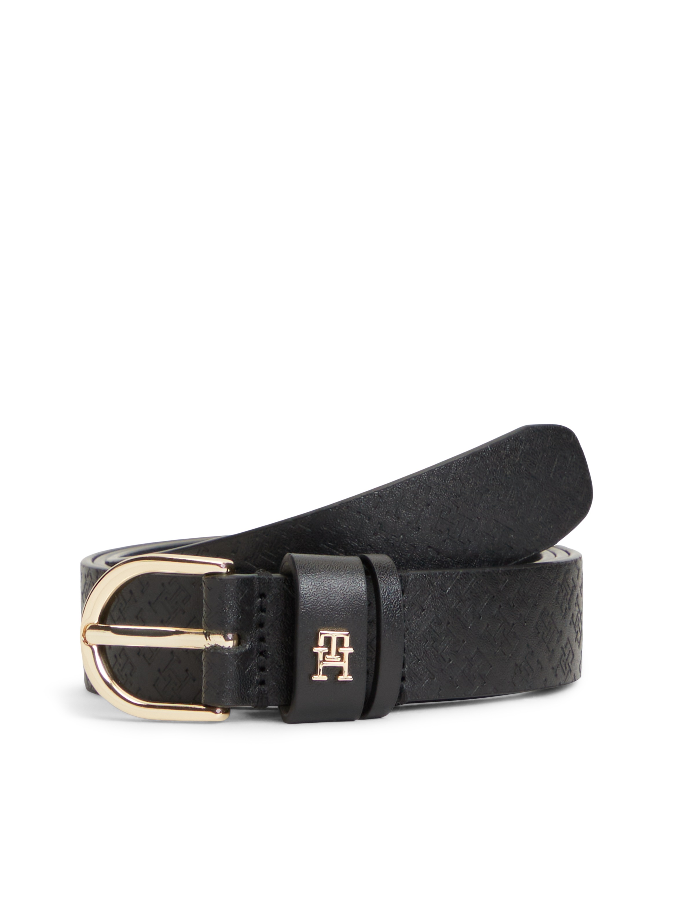 Tommy Hilfiger Ledergürtel »EFFORTLESS 2.5 MONO« Größenverstellbar durch Schnalle